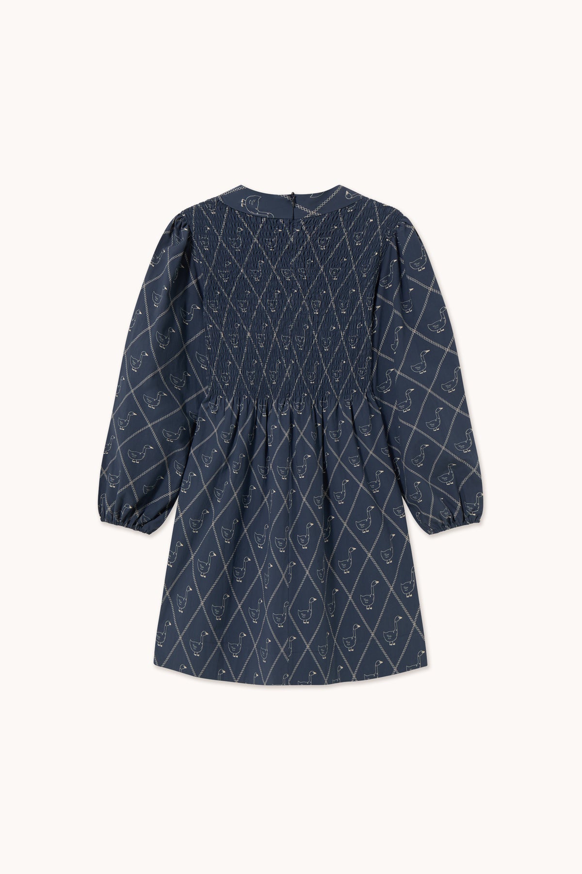 GEESE PUFF SLEEVES DRESS