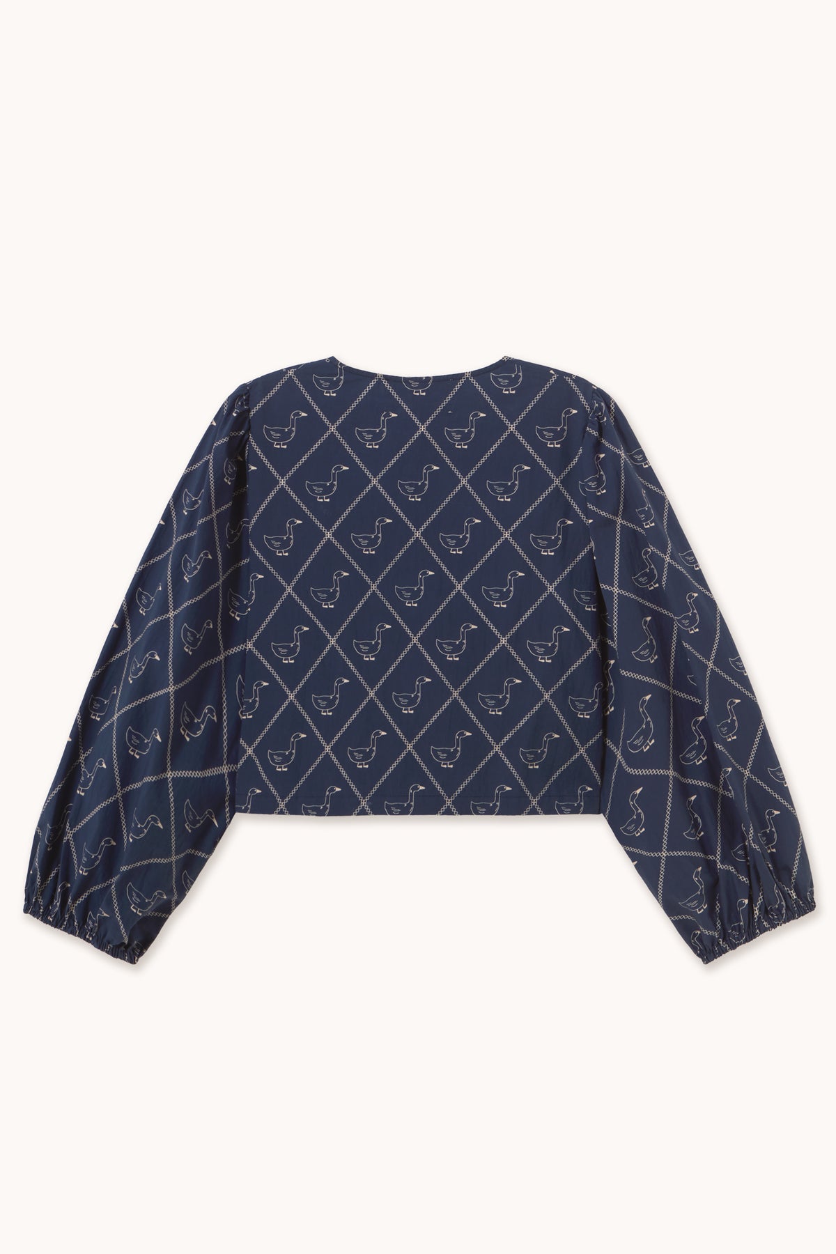 BLUSE MIT SCHLEIFE GEESE