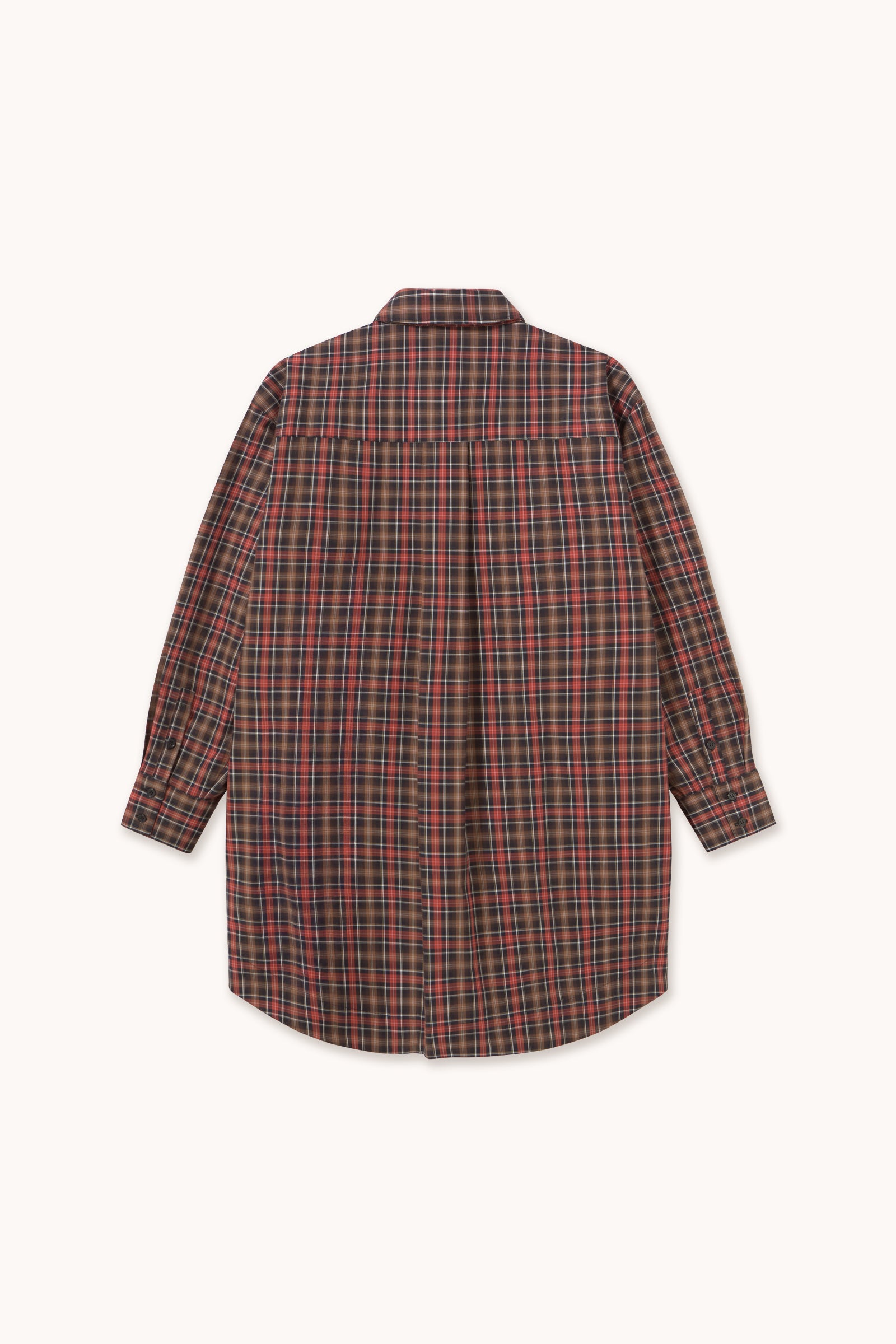 VESTIDO CHECK CON CUELLO DE LAZADA
