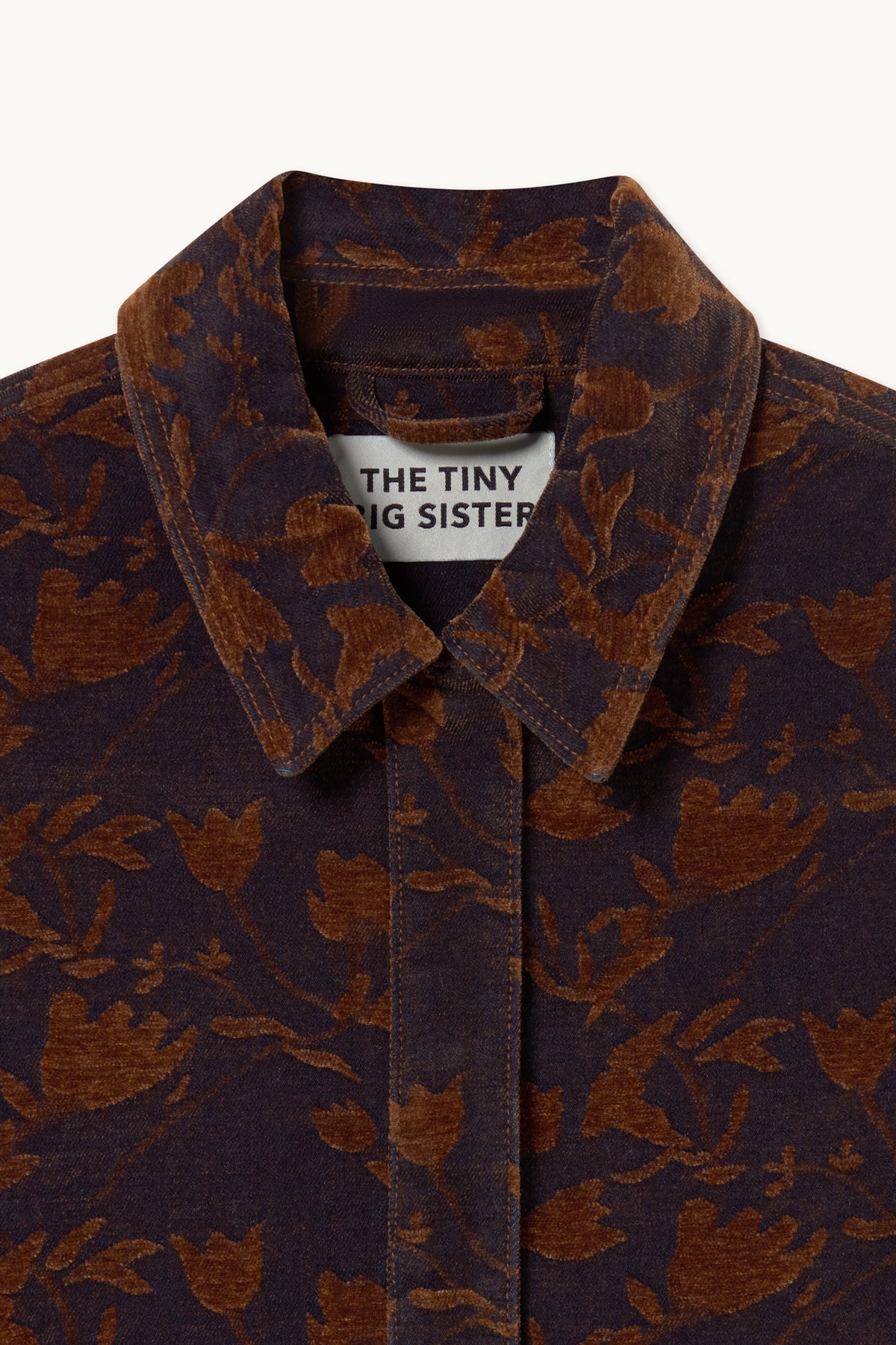 DENIM JACQUARD JACKET