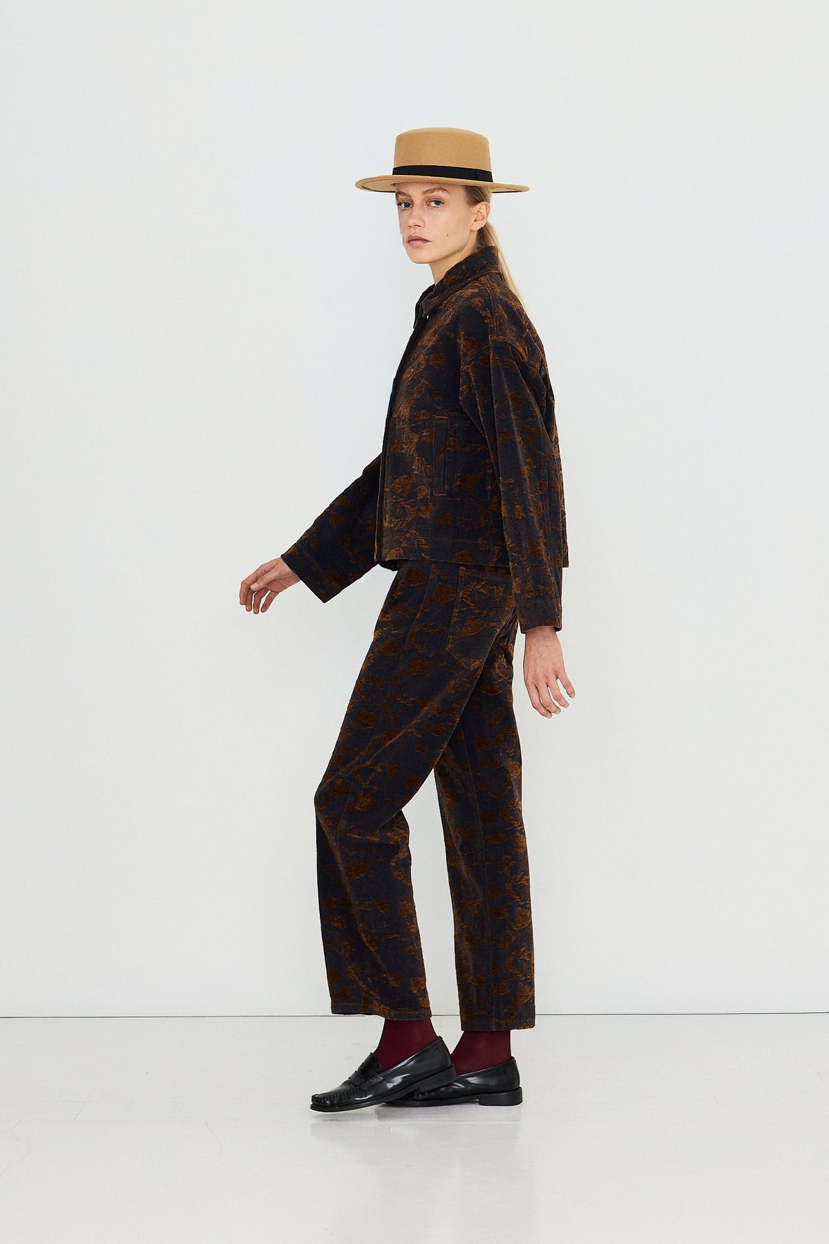 DENIM JACQUARD JACKET