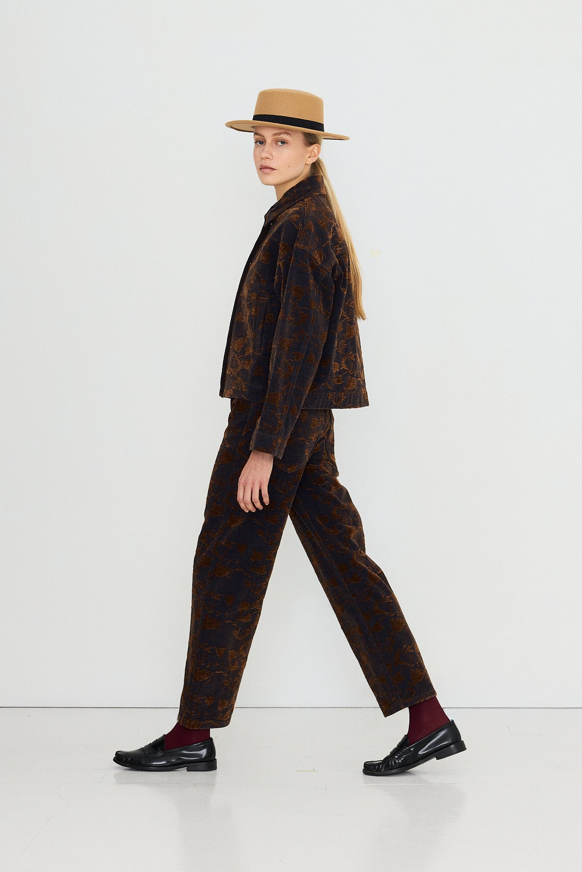 DENIM JACQUARD JACKET