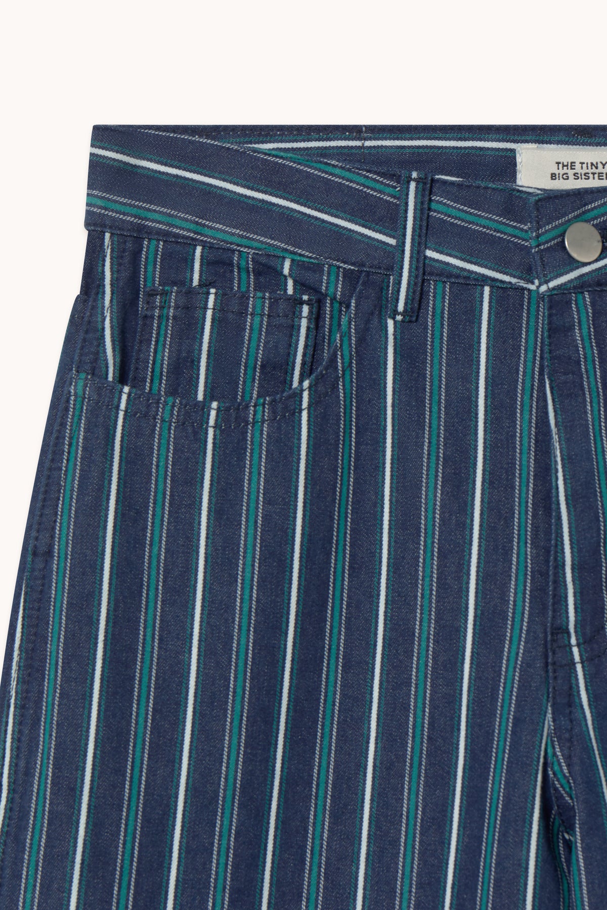 STRIPED BERTA LONG JEANS