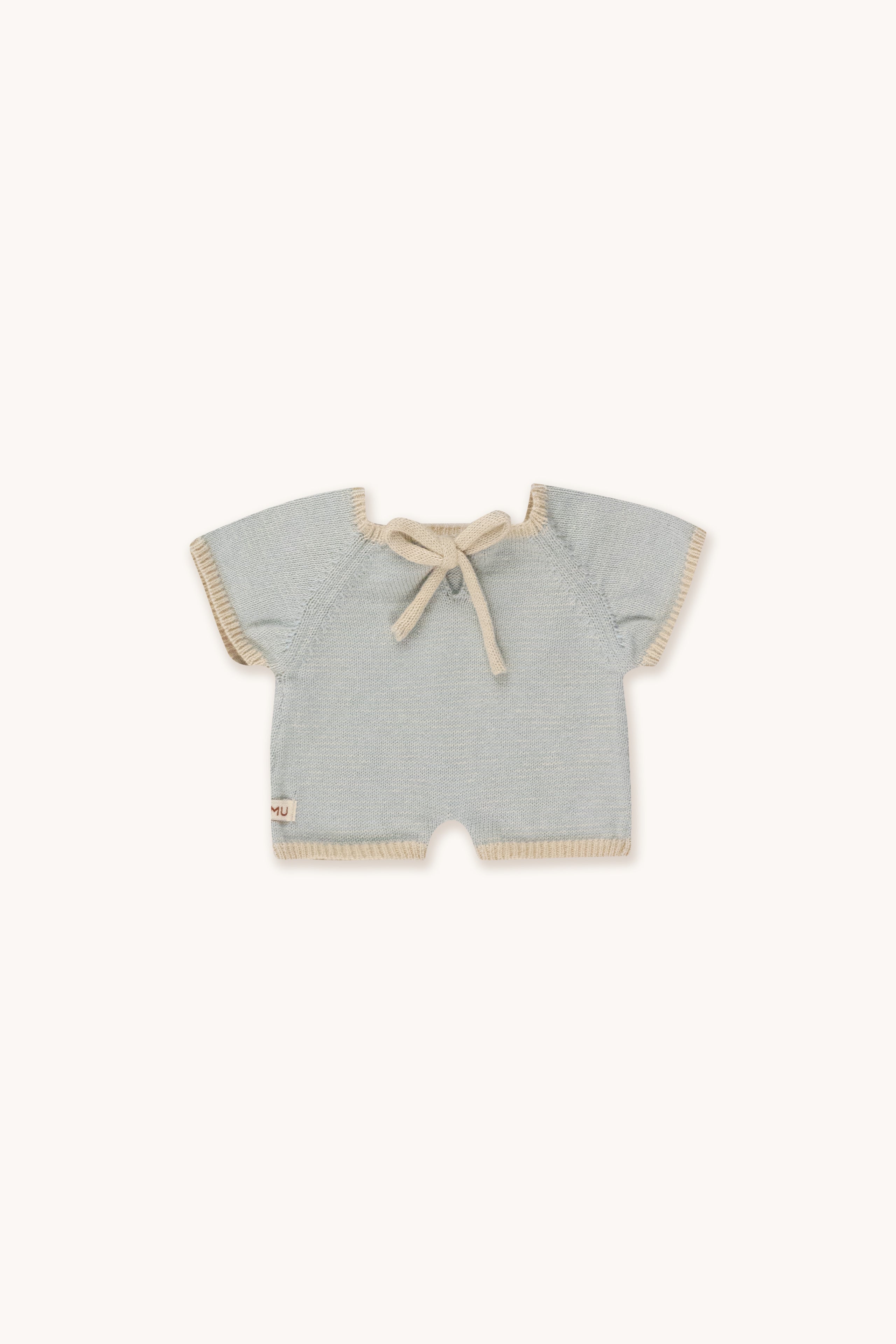 GOMMU MICRO STRIPES SHORT ONE-PIECE