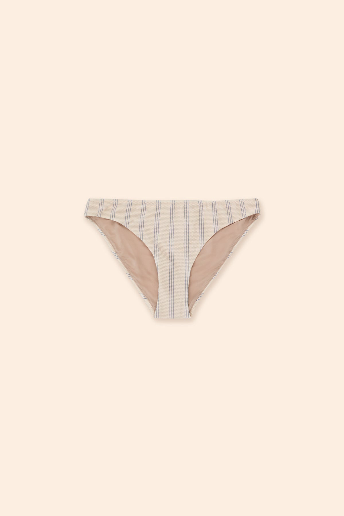 WOMAN STRIPED BIKINI BOTTOM