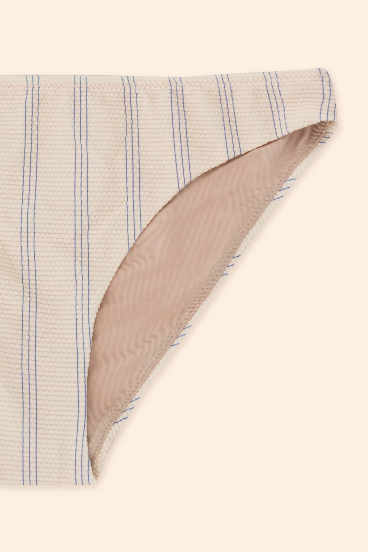 WOMAN STRIPED BIKINI BOTTOM