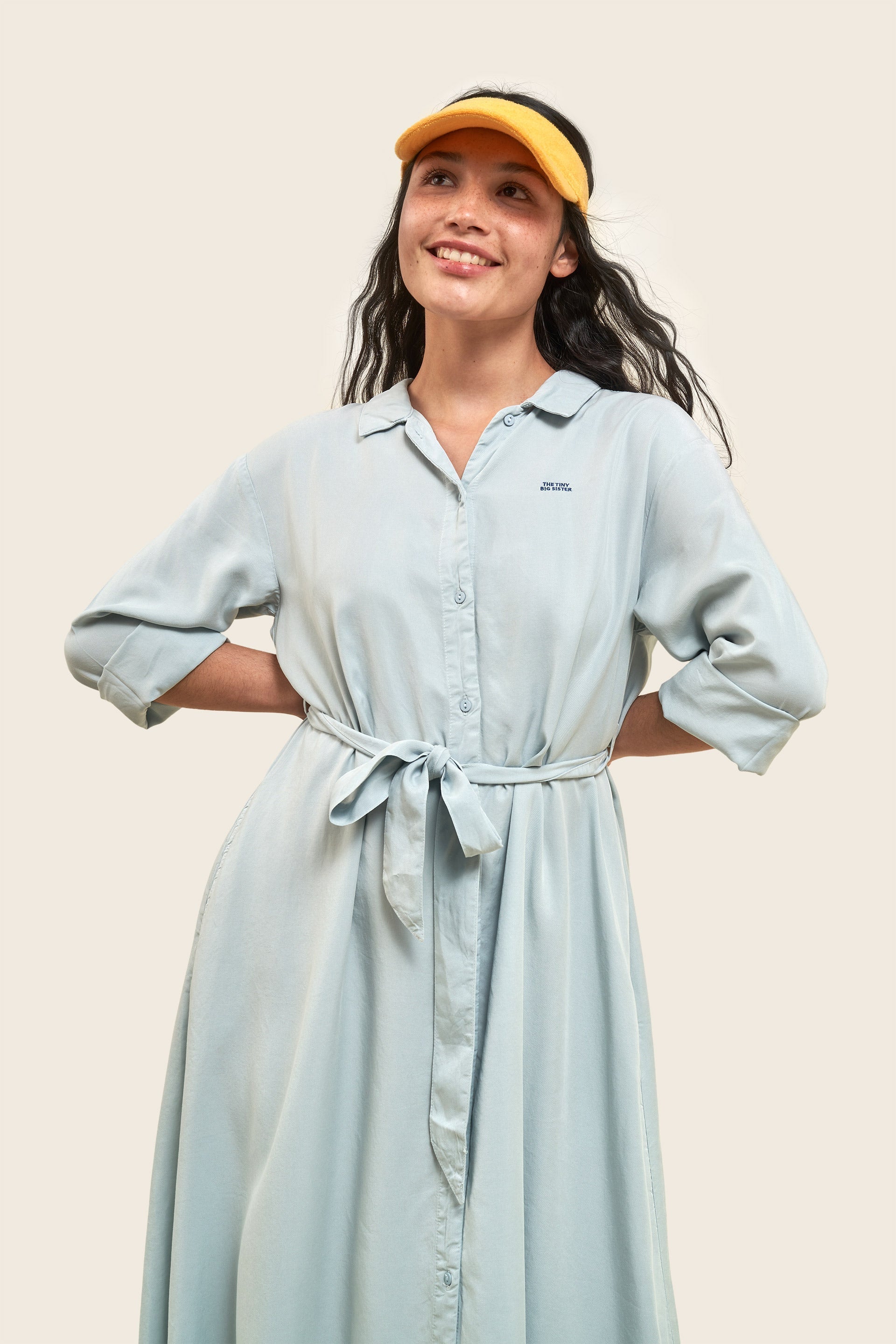 WOMAN LYOCELL LONG SLEEVE DRESS