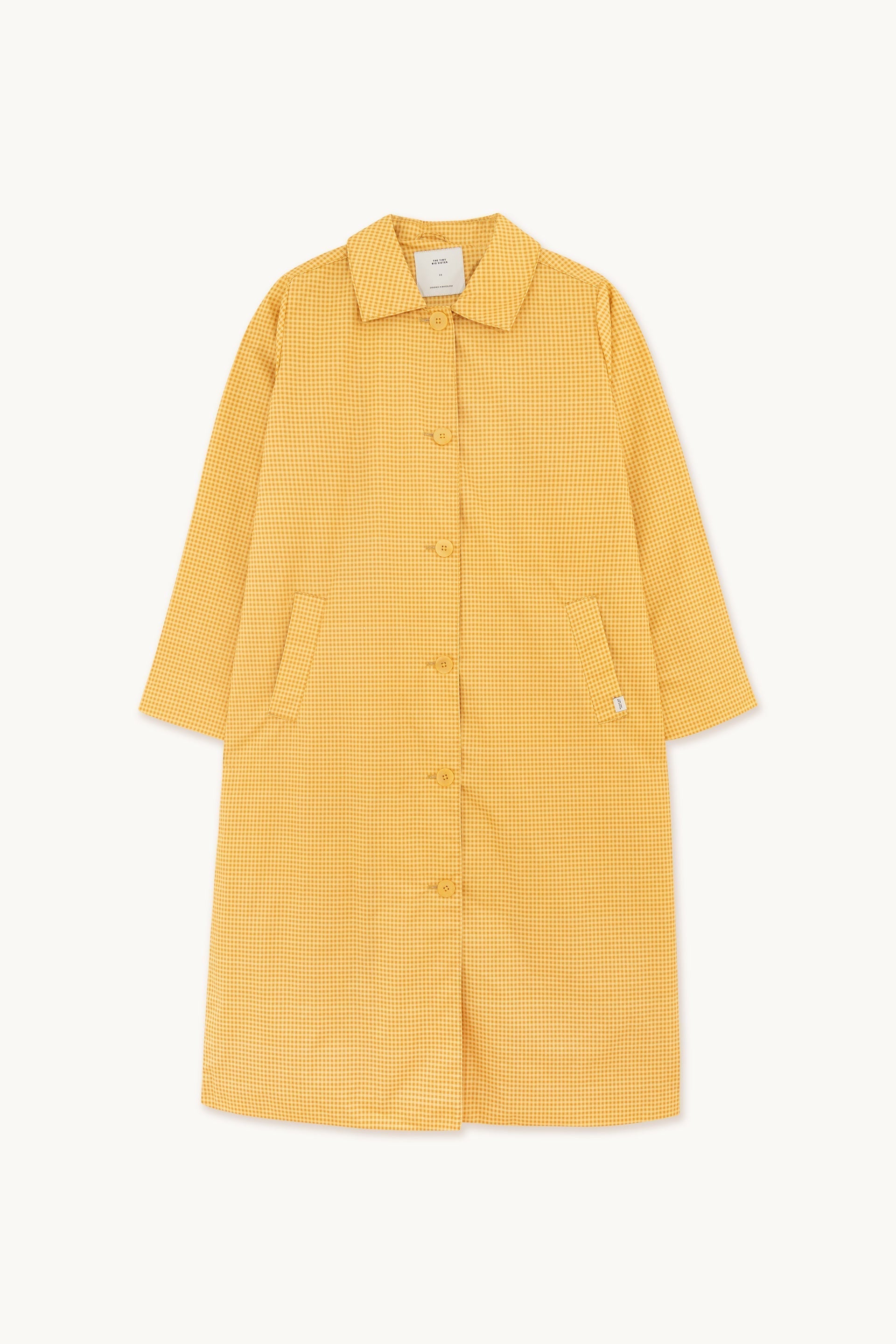 WOMAN CHECKED COAT