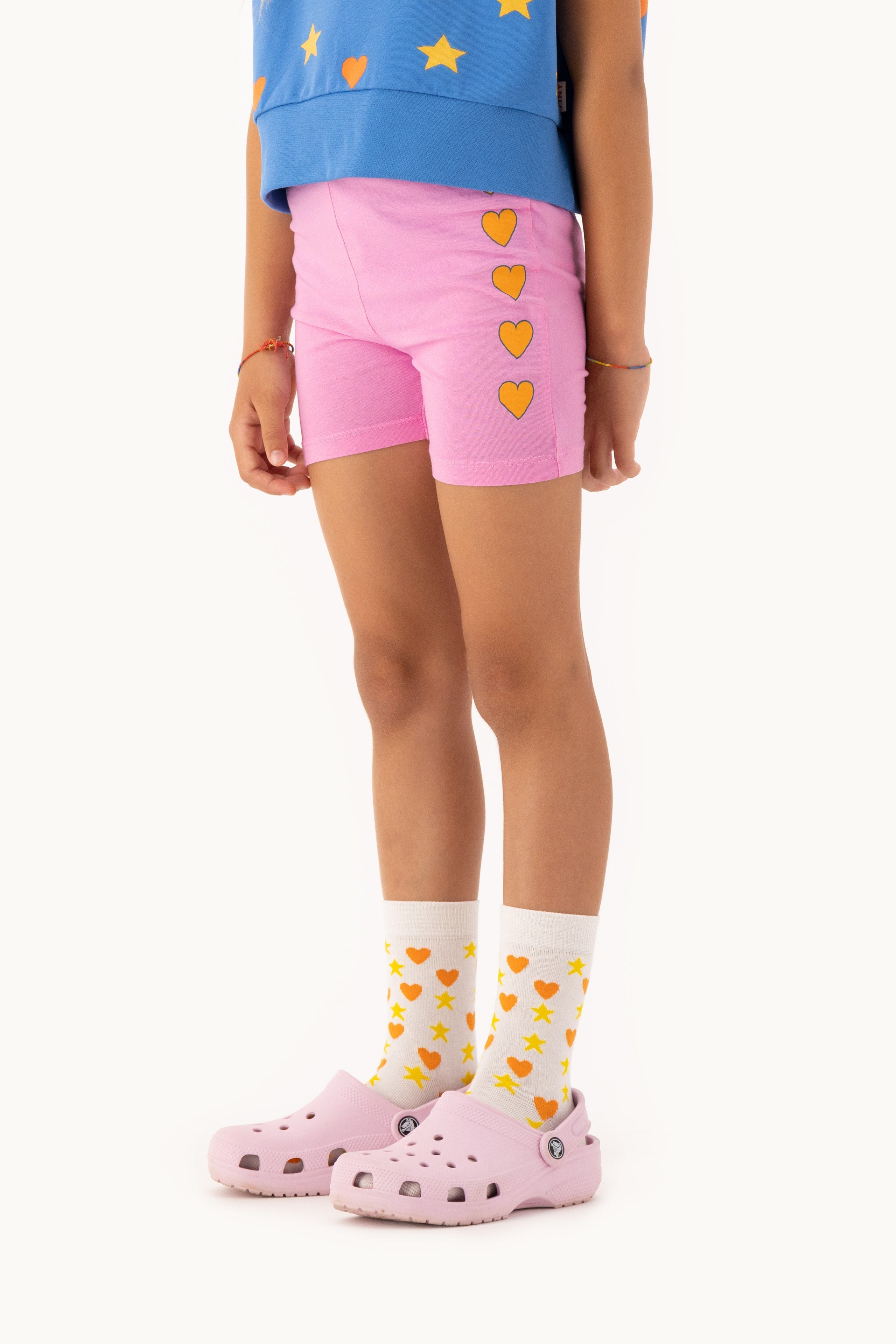 HEARTS BIKER LEGGINGS