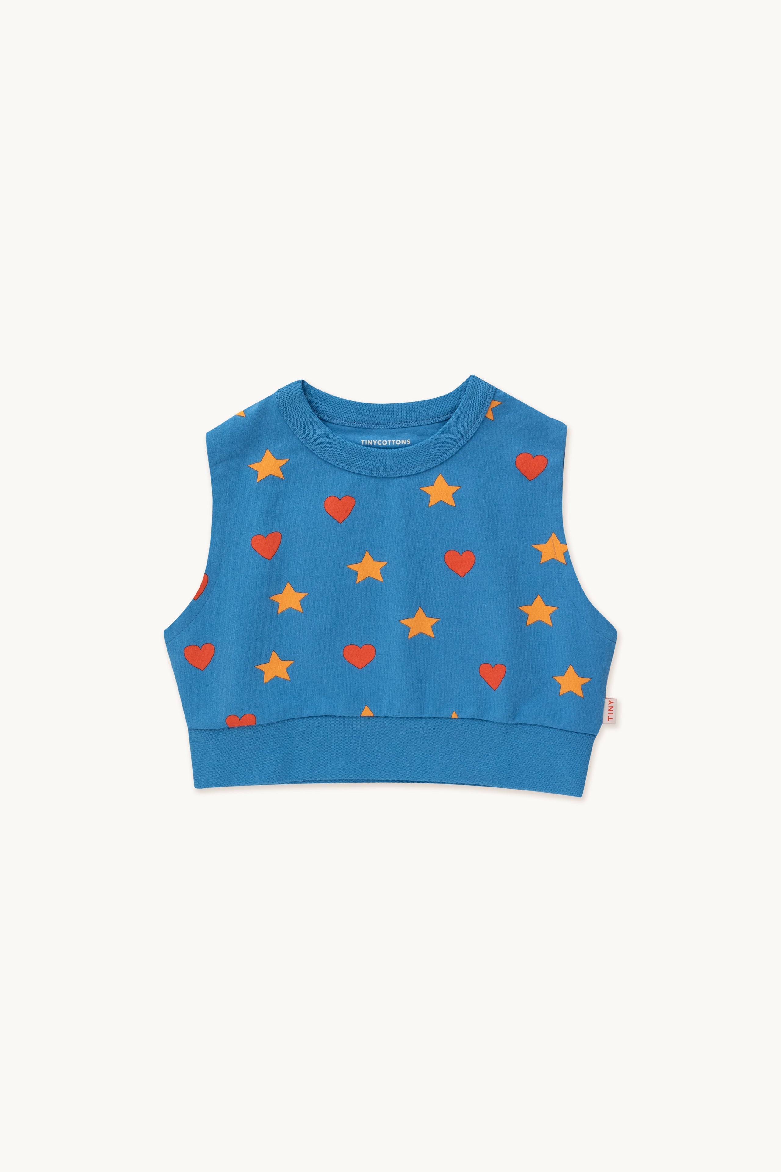 HEARTS STARS ノースリーブスウェットシャツ