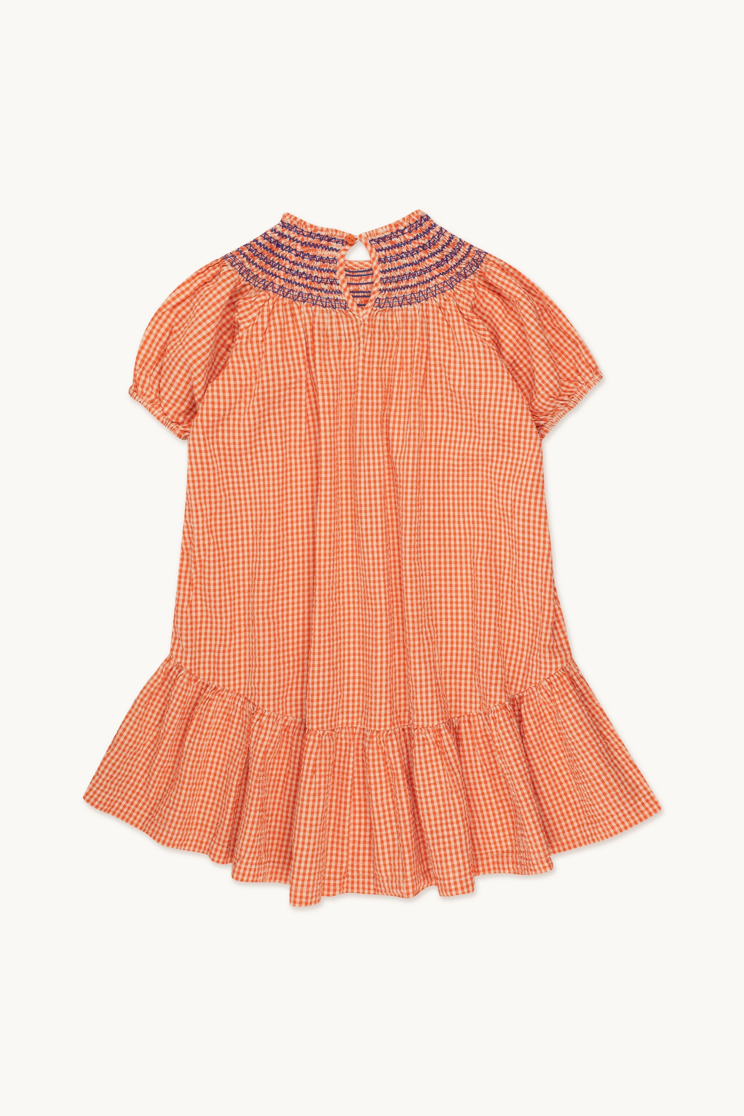 VICHY SMOCKED DRESS