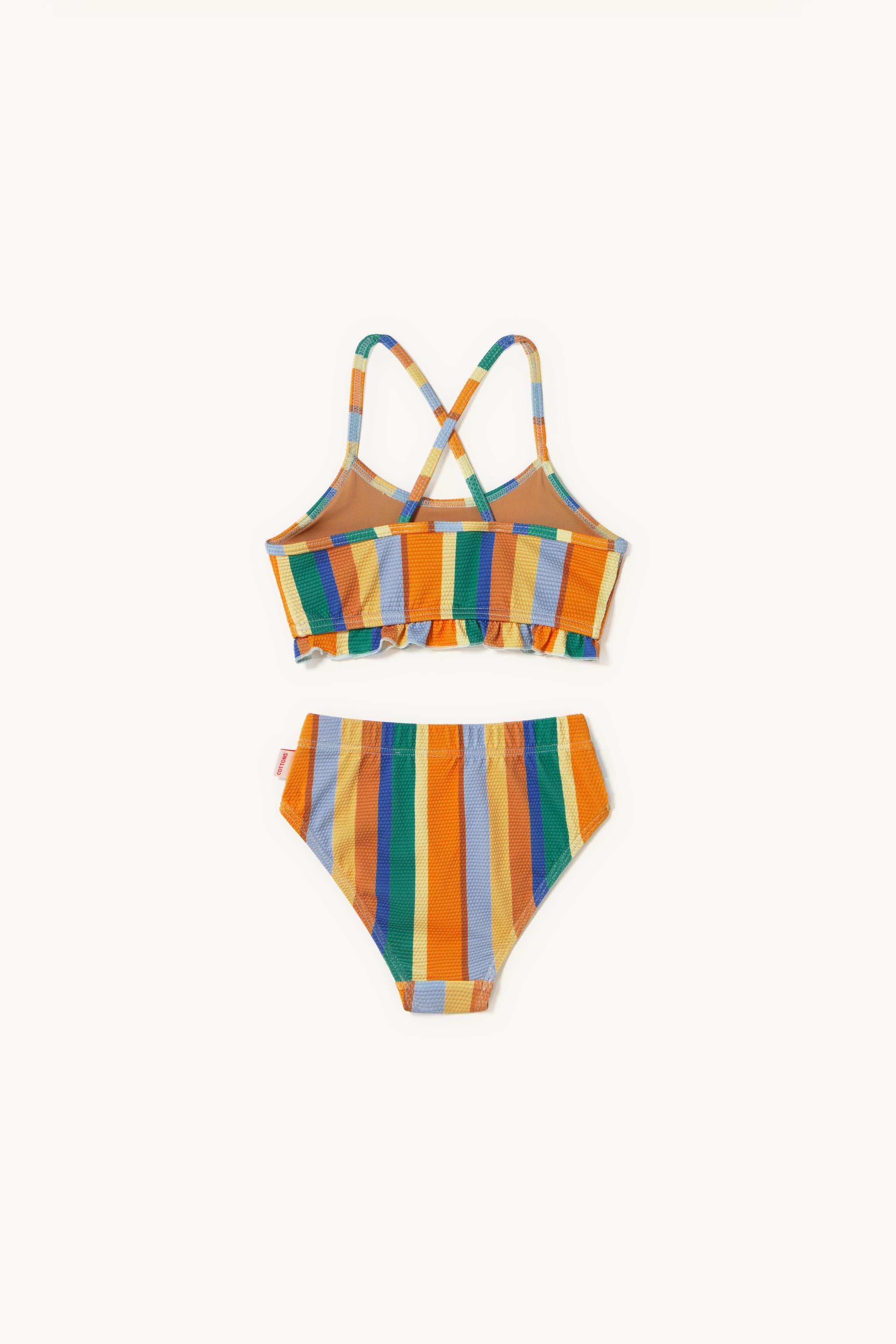 MULTICOLOR STRIPES SWIM SET