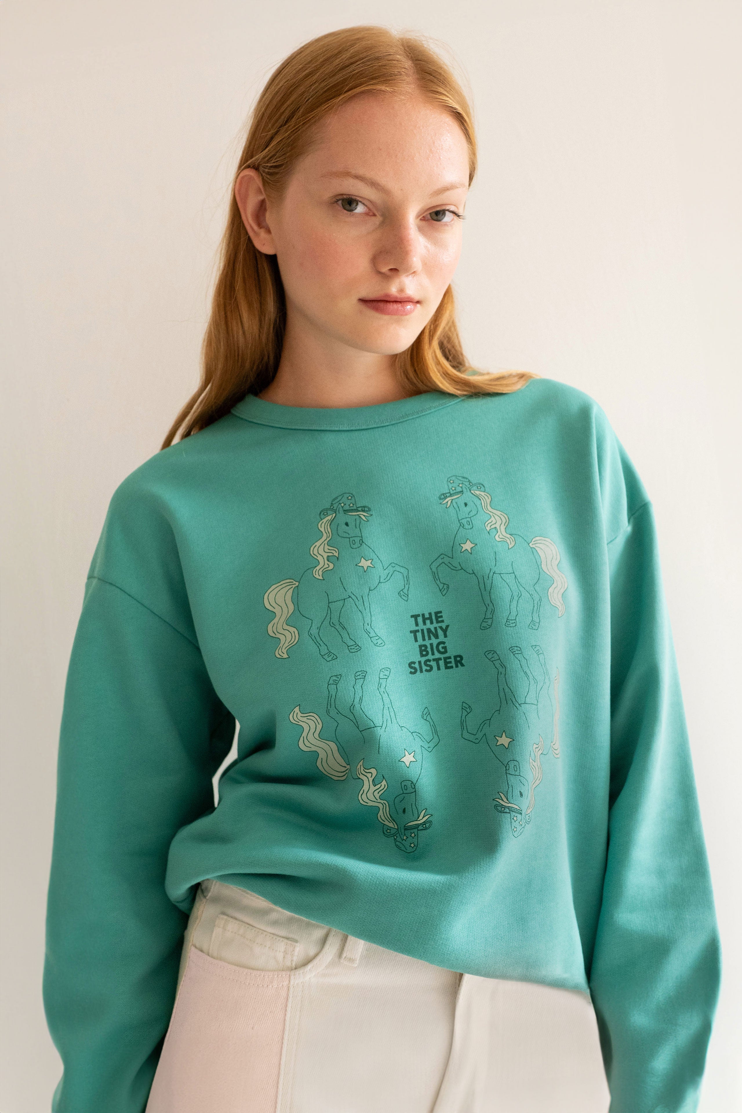 “MIRROR HORSES” SWEATSHIRT