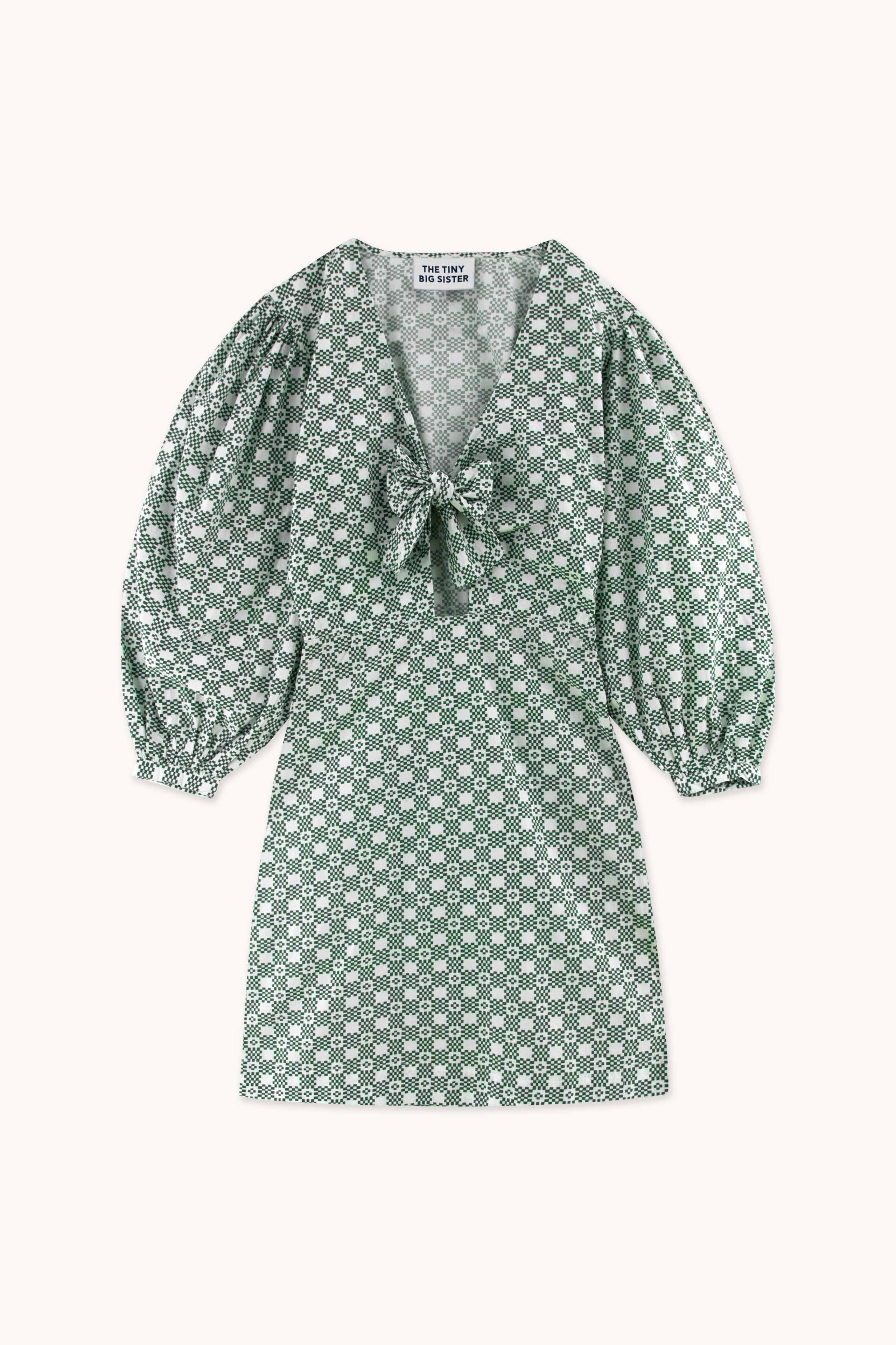GEOMETRIC KNOTTED DRESS