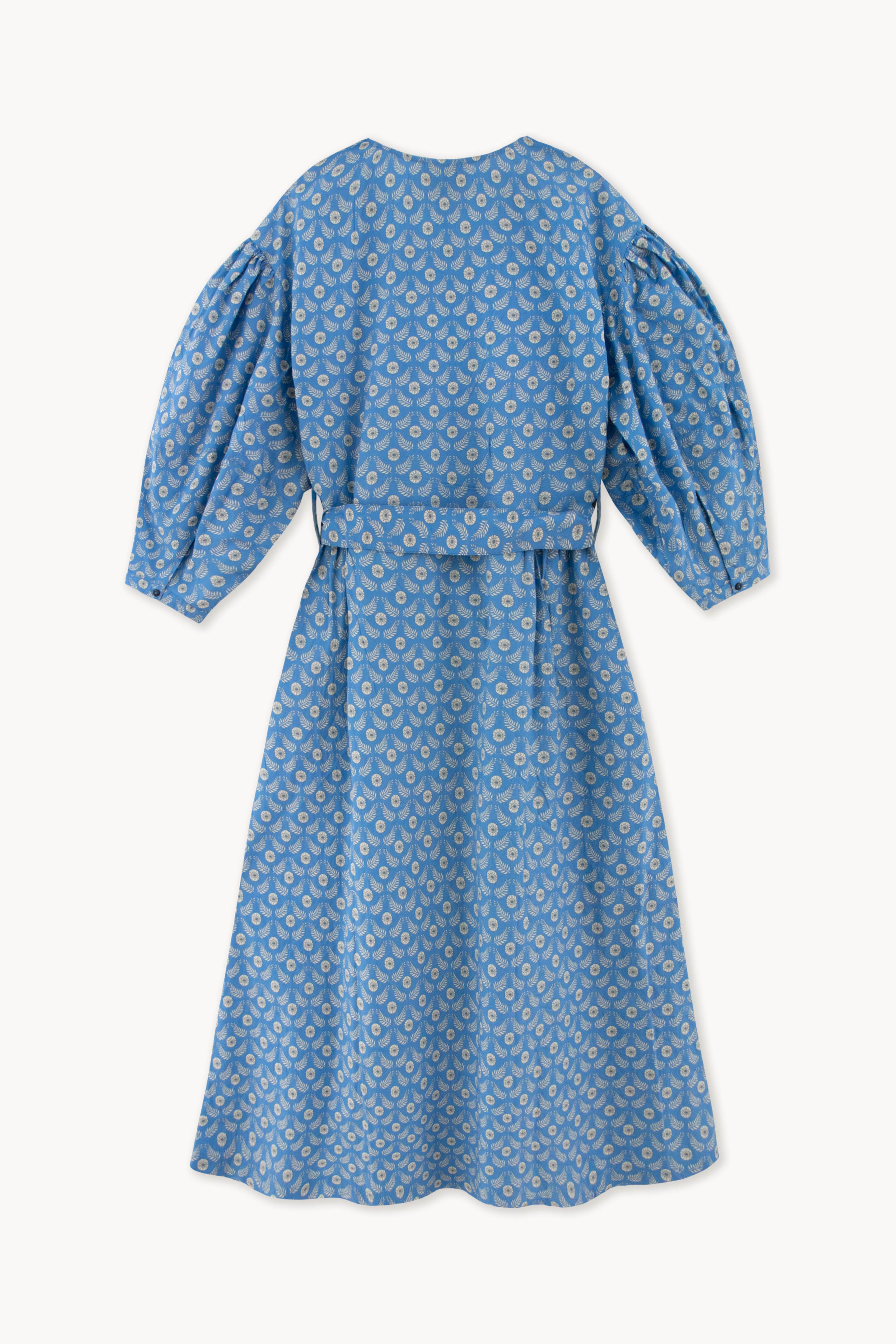 FLOWERS BUTTONED DRESS