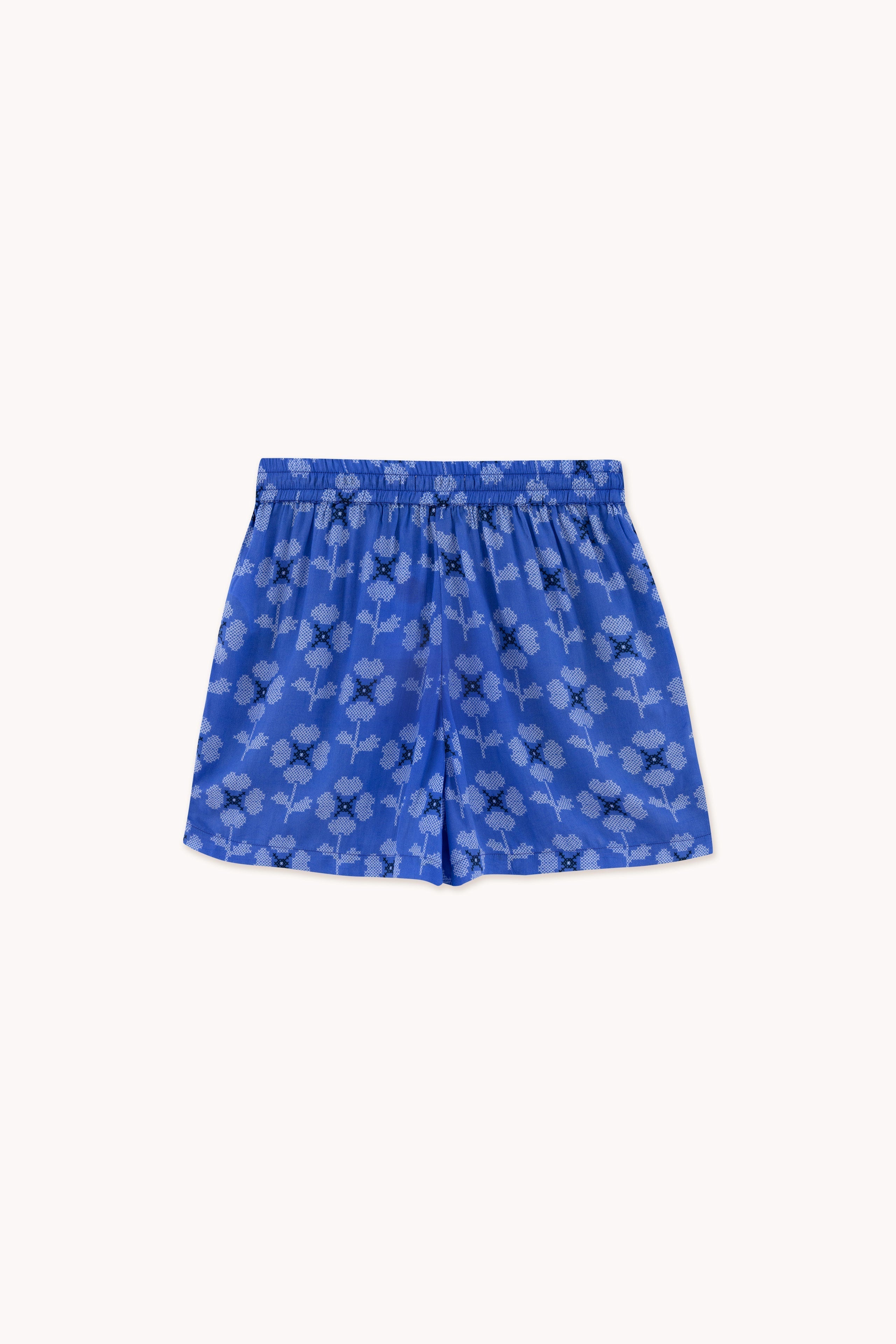 PUNTO DE CRUZ FLOWERS SHORTS