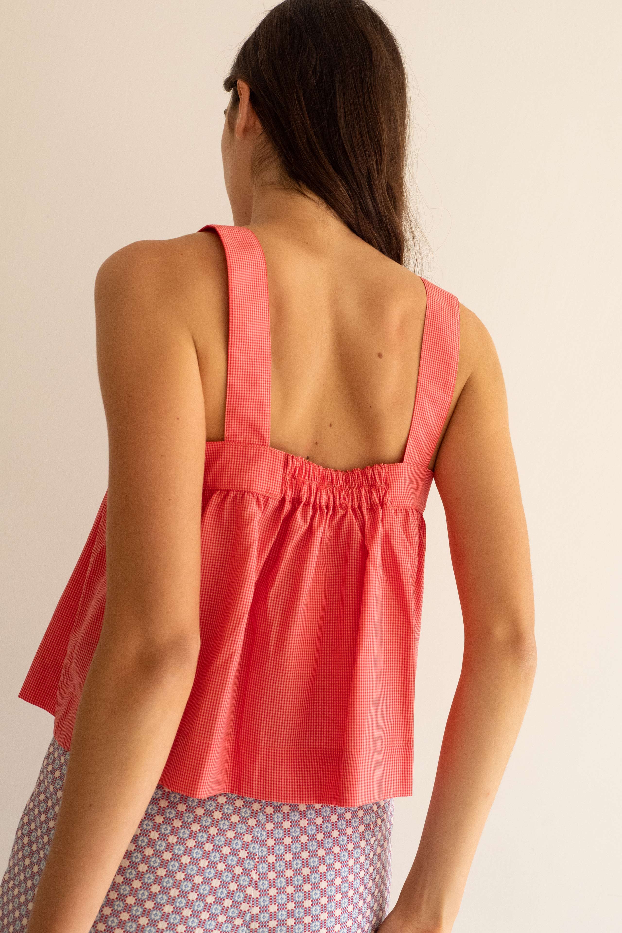 FRONT TIE TOP