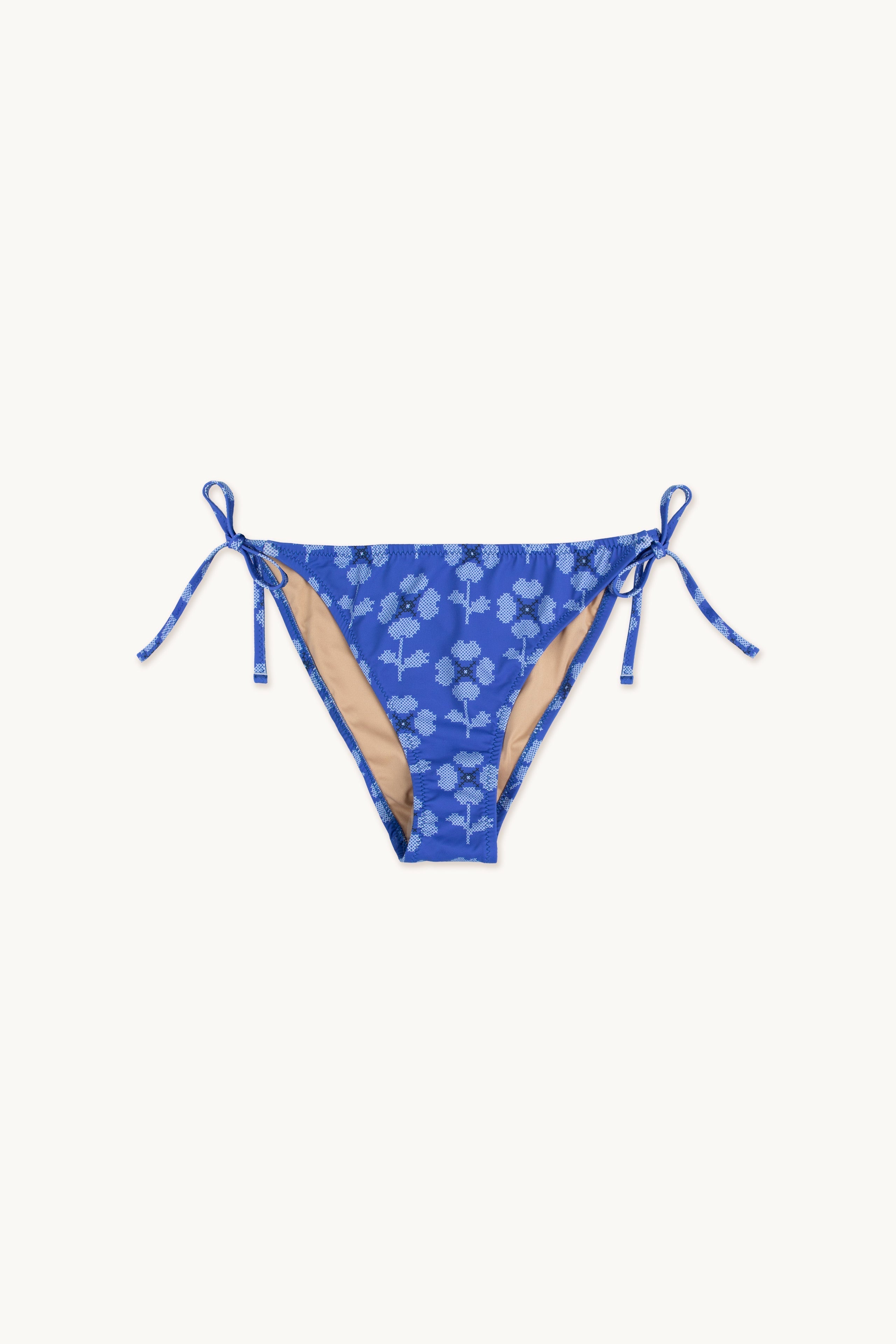 CROSS STITCH FLOWERS BIKINI BOTTOM