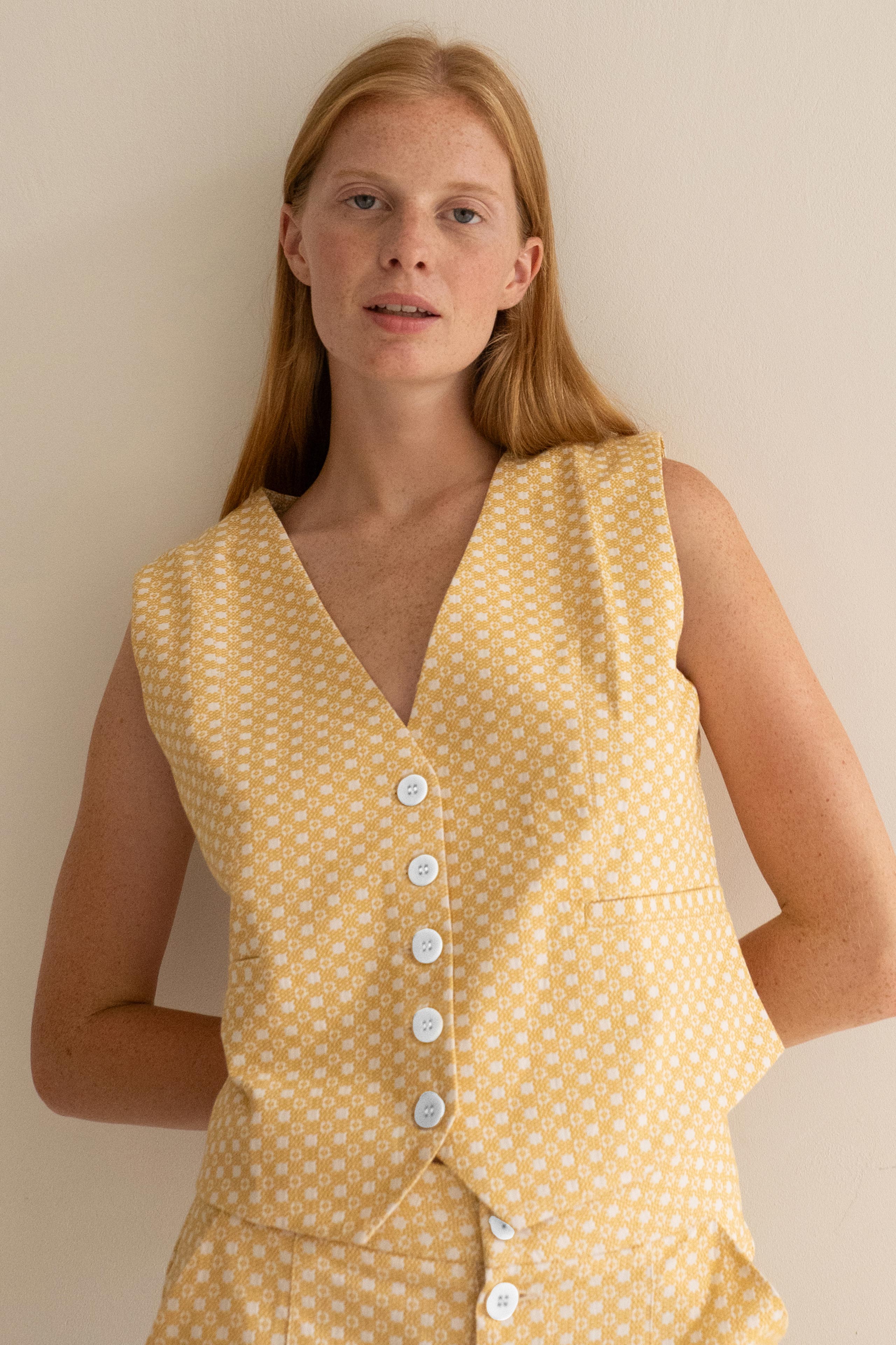 JACQUARD WAISTCOAT