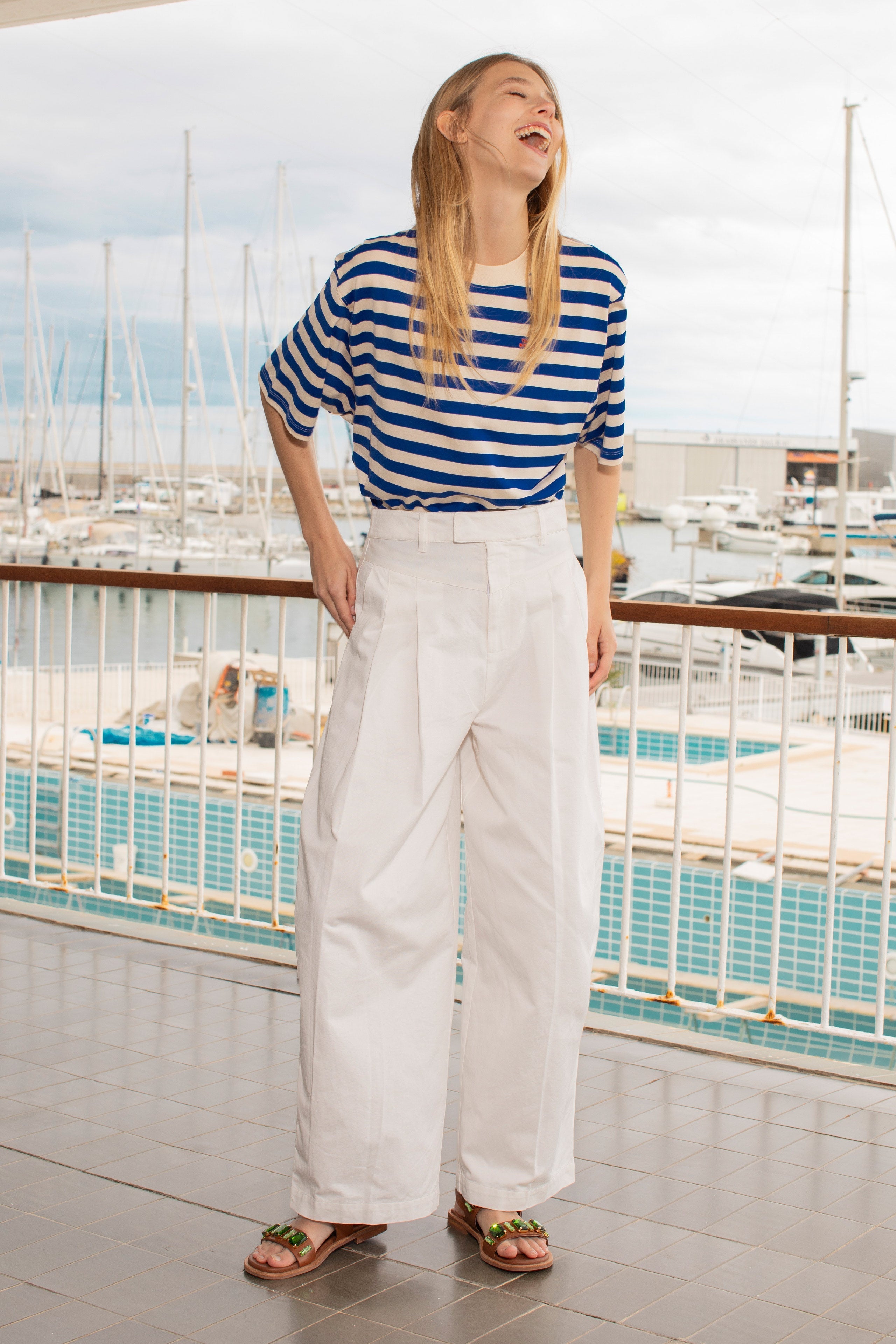TWILL TROUSERS