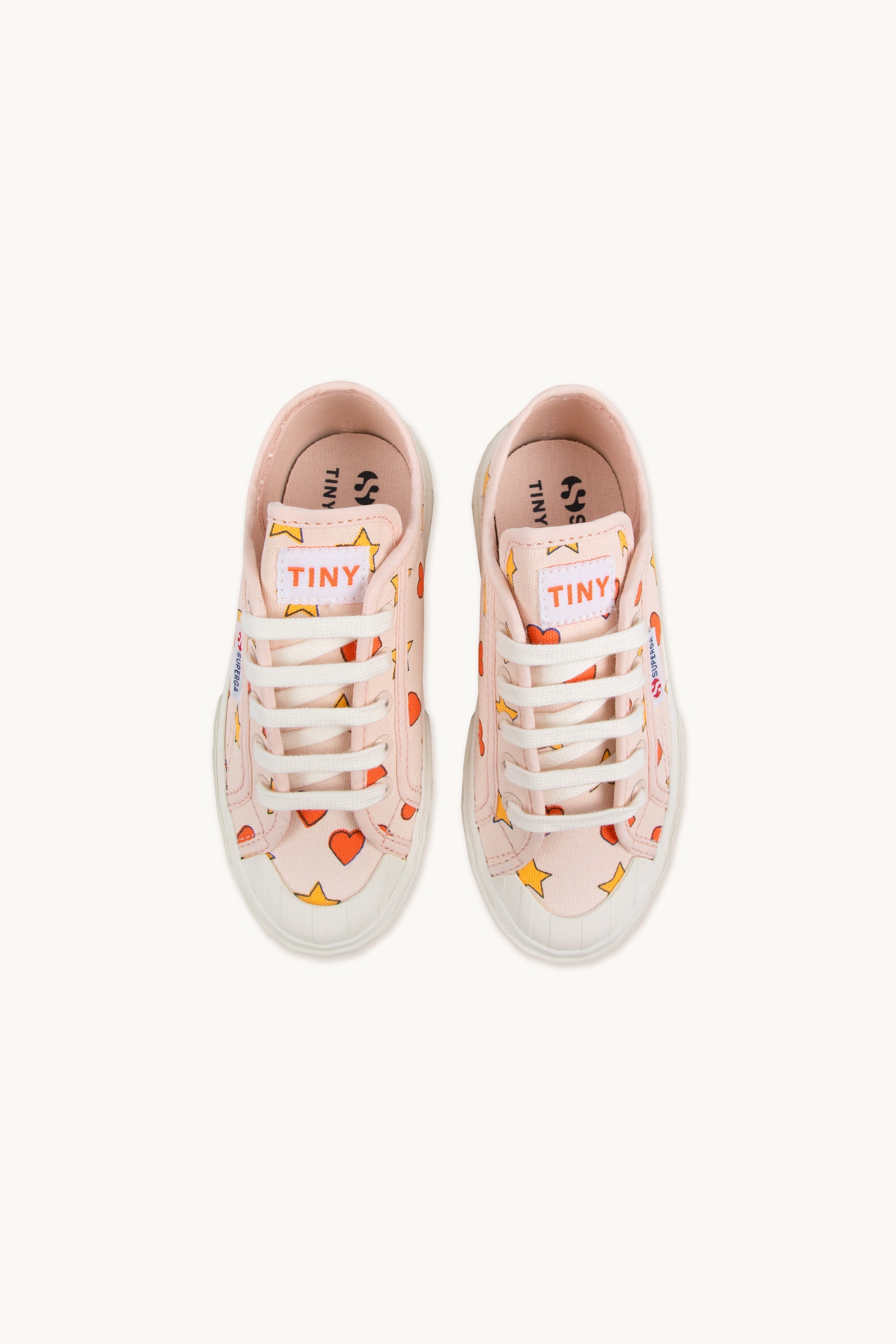 TINY X SUPERGA HEARTS & STARS KIDS SNEAKERS