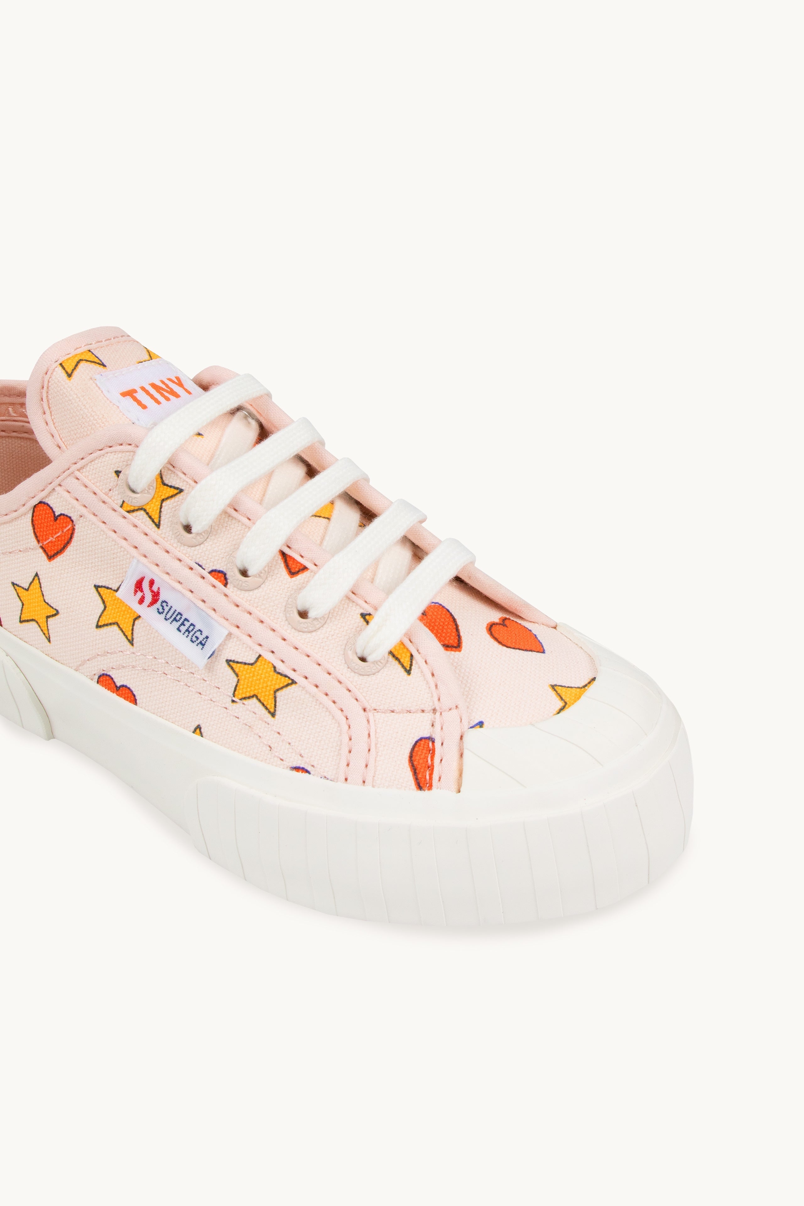 TINY X SUPERGA HEARTS & STARS KIDS SNEAKERS