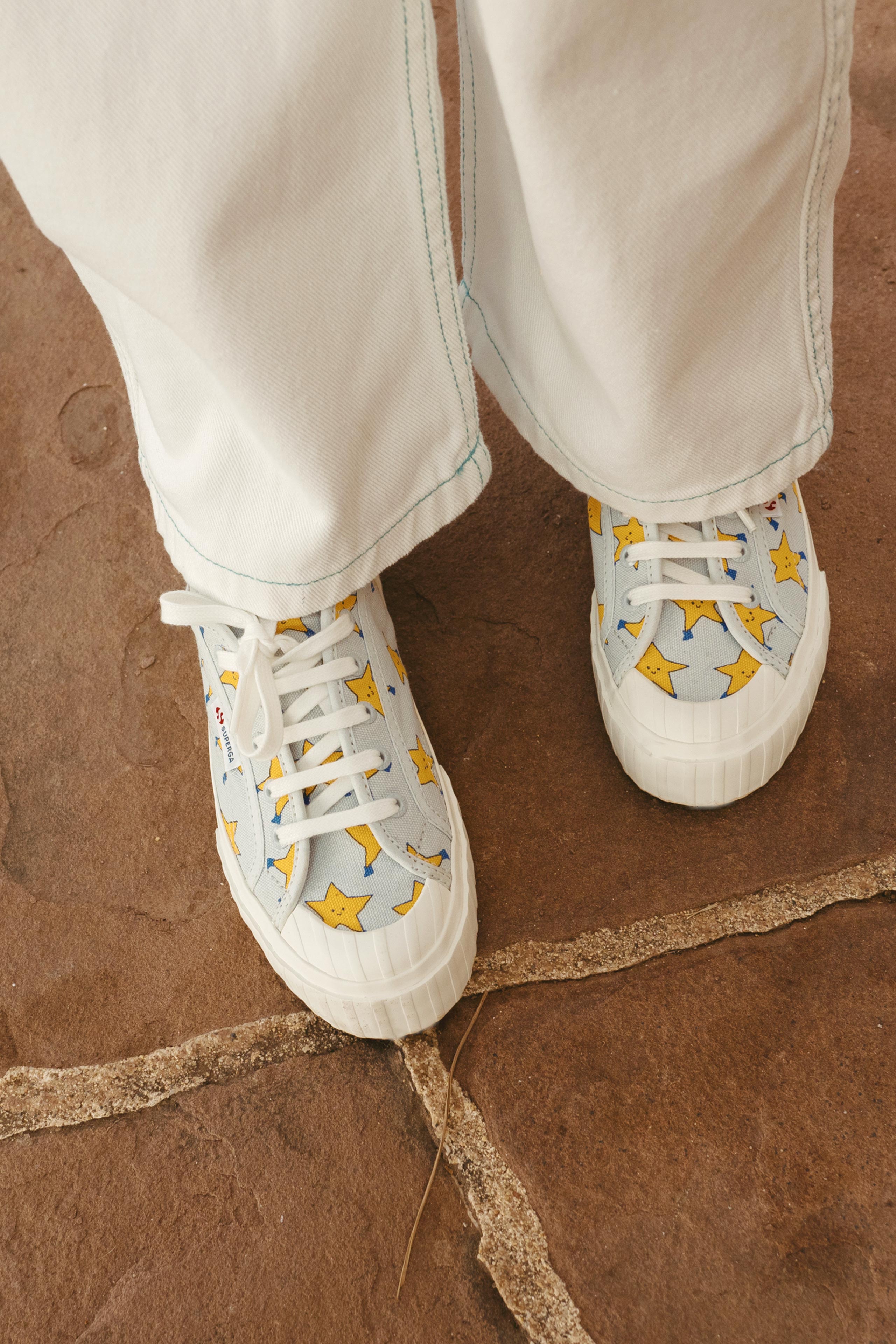 TINY X SUPERGA DANCING STARS KIDS SNEAKERS