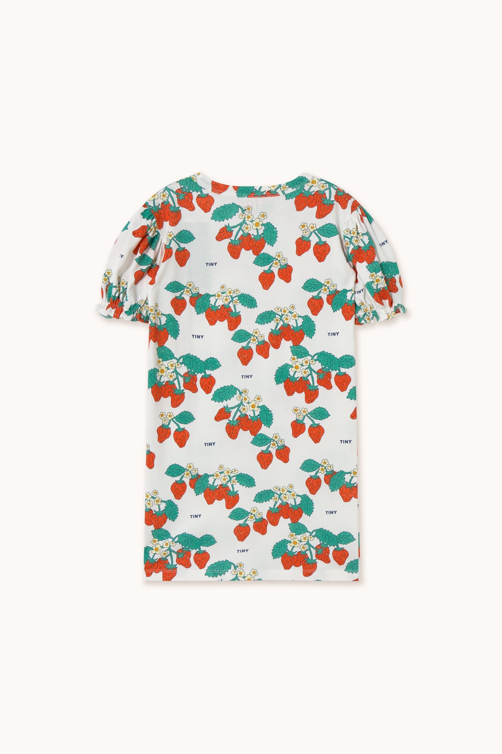 VESTIDO MANGA ABULLONADA STRAWBERRIES