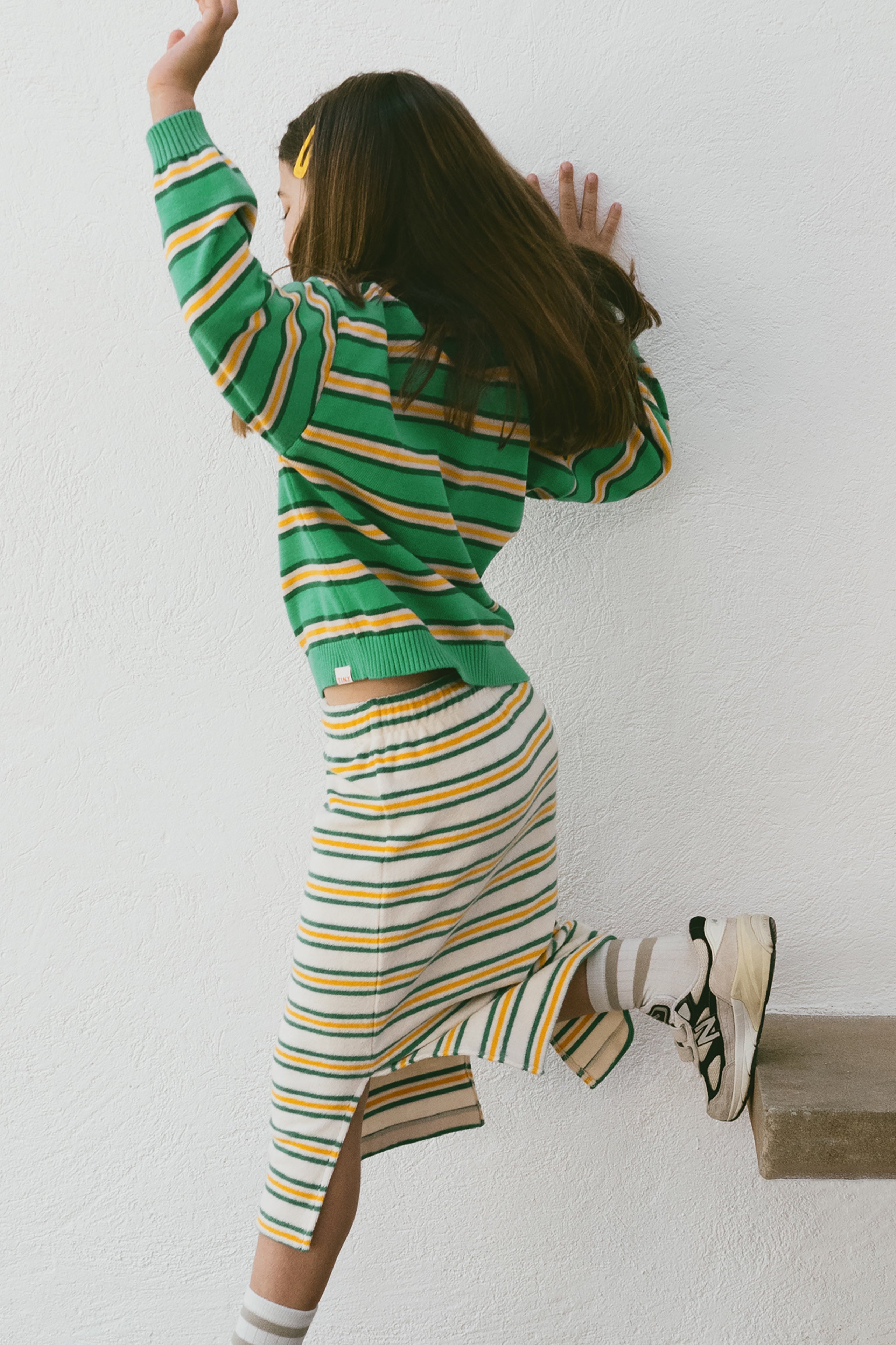 STRIPES MULTICOLOR LONG SKIRT