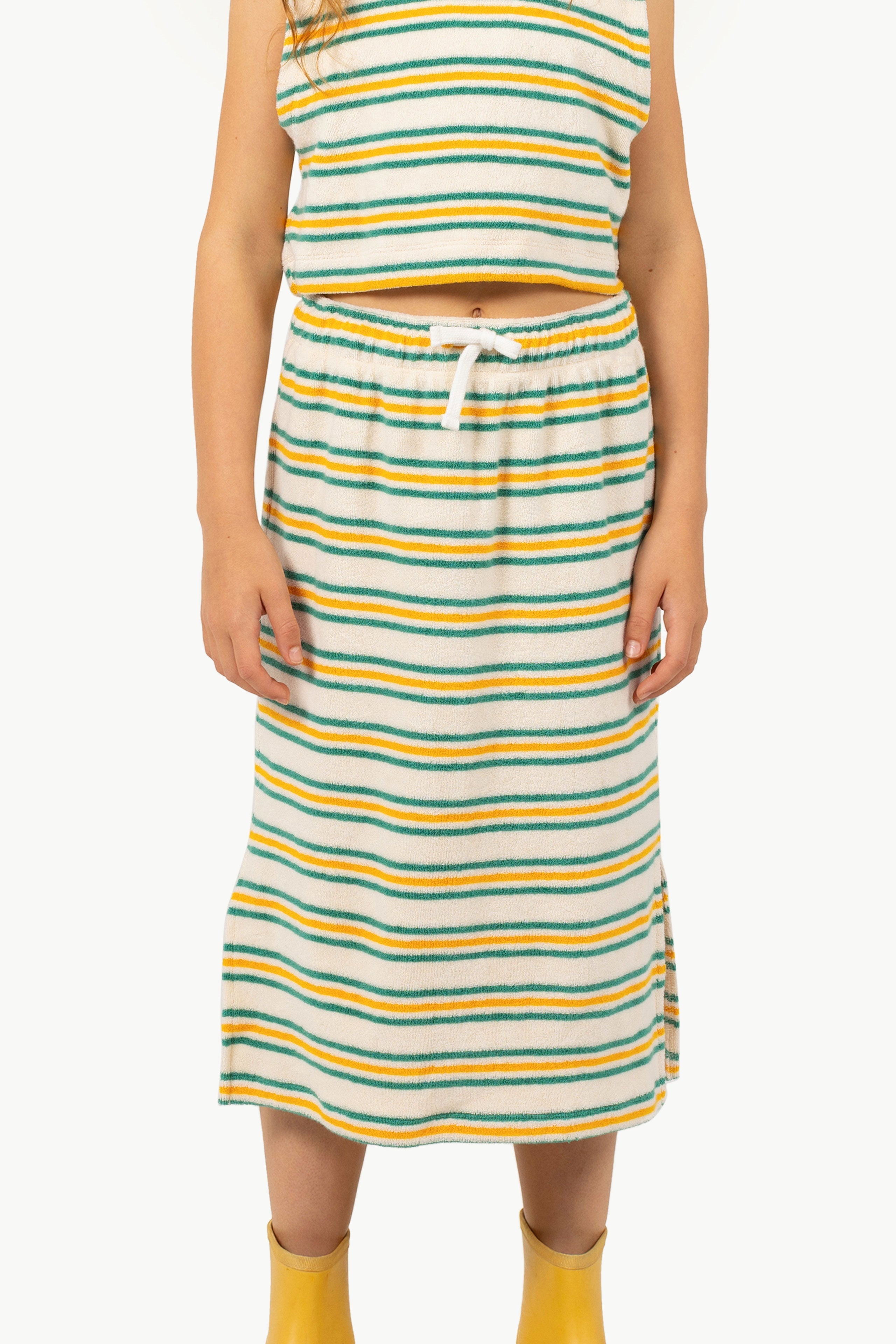 STRIPES MULTICOLOR LONG SKIRT