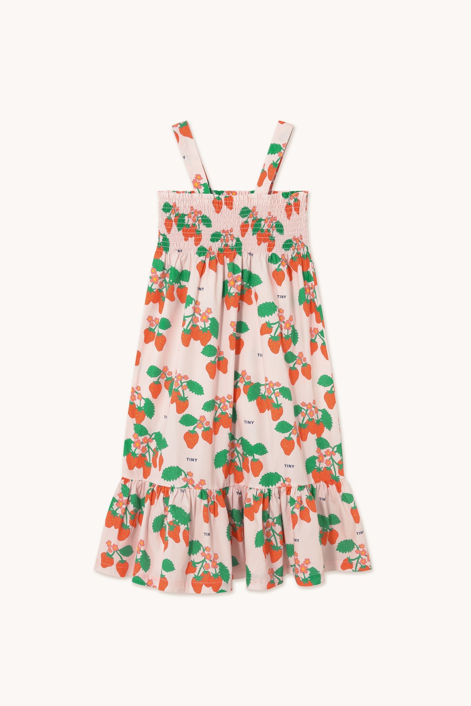 STRAWBERRIES WOVEN DRESS