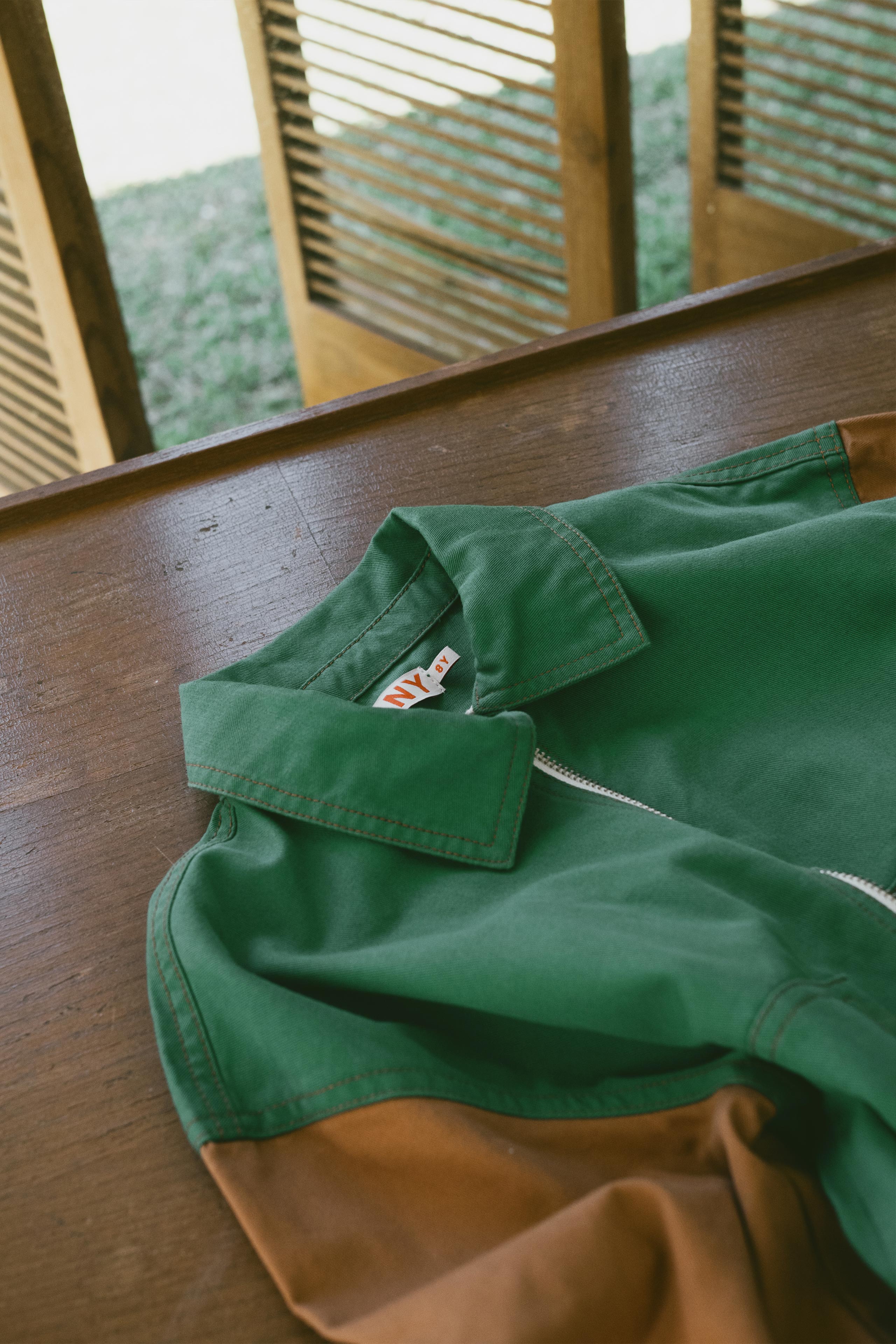 COLOR BLOCKED JACKET