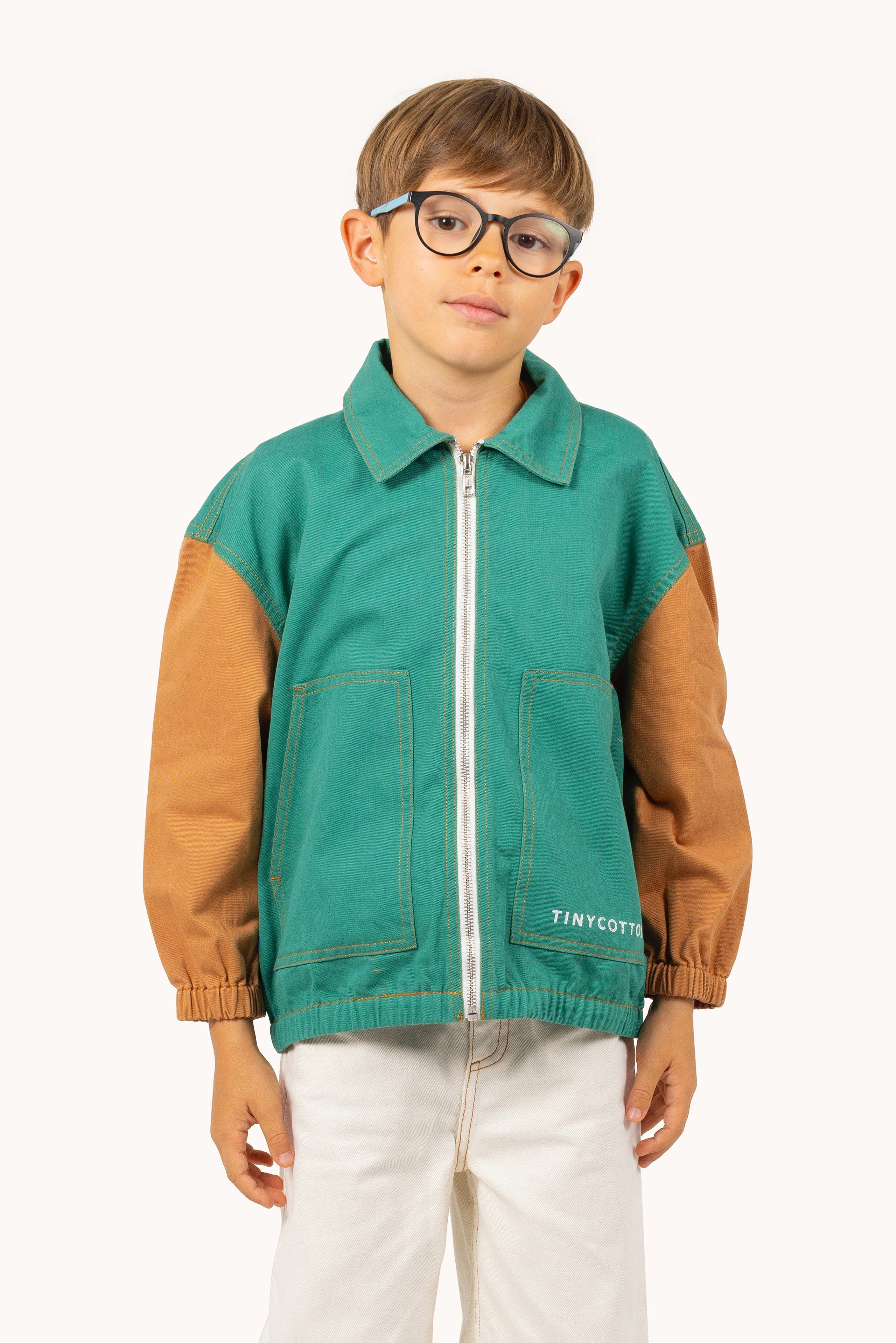 COLOR BLOCKED JACKET