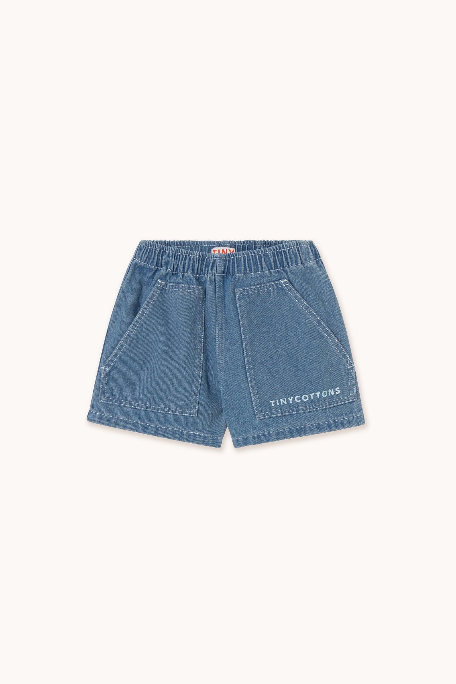 GRAPHIC DENIM SHORT
