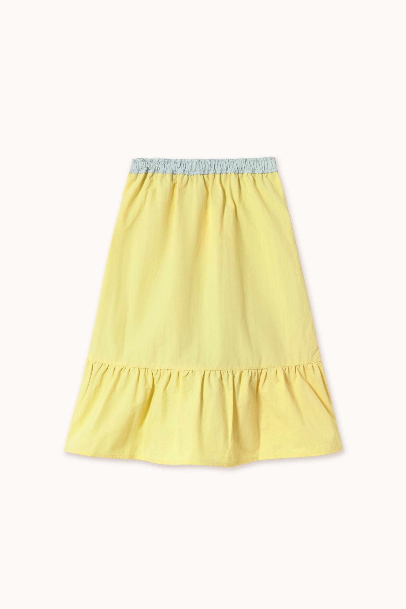 WRAP COLOR BLOCK SKIRT