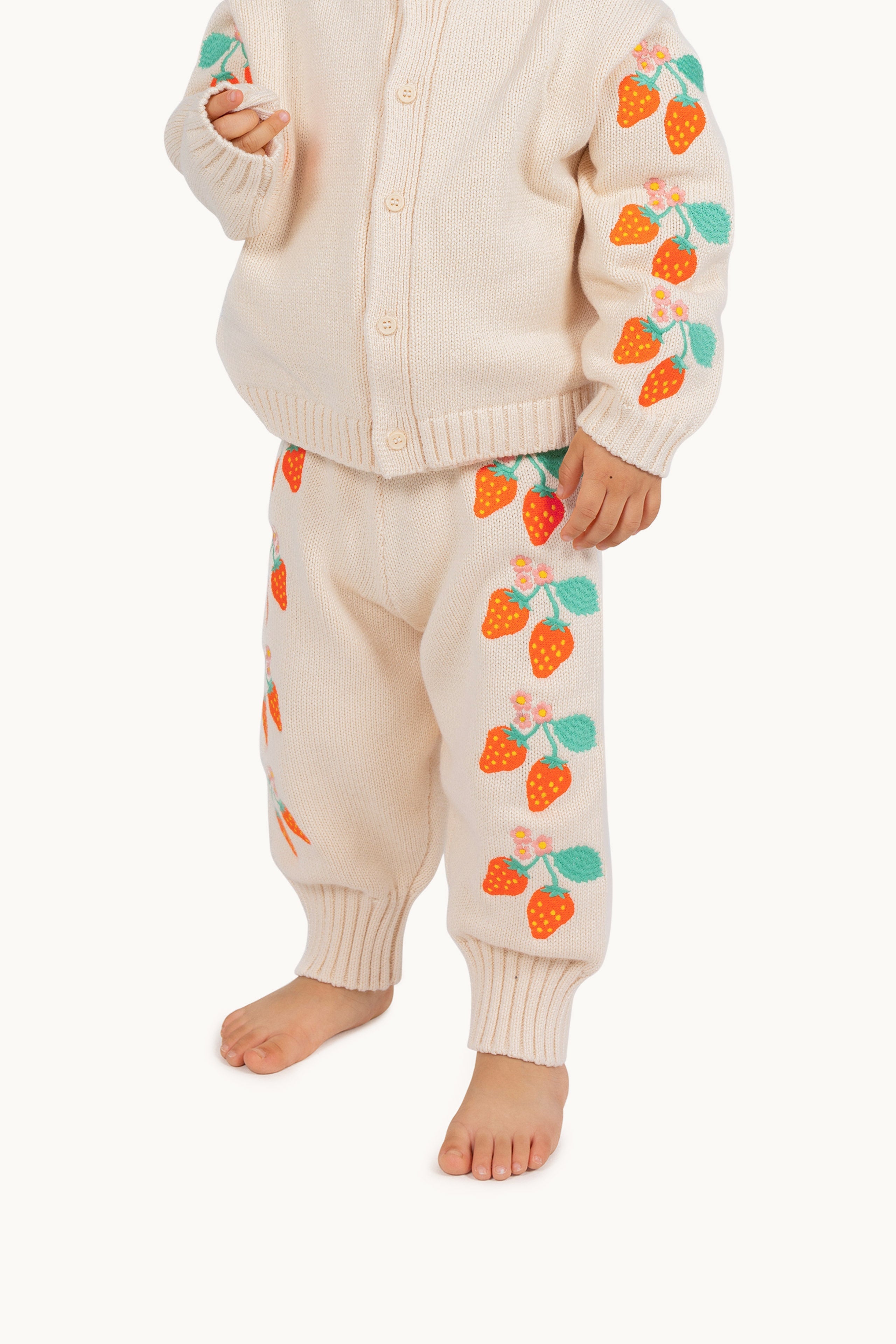 STRAWBERRIES BABY KNITTED PANT