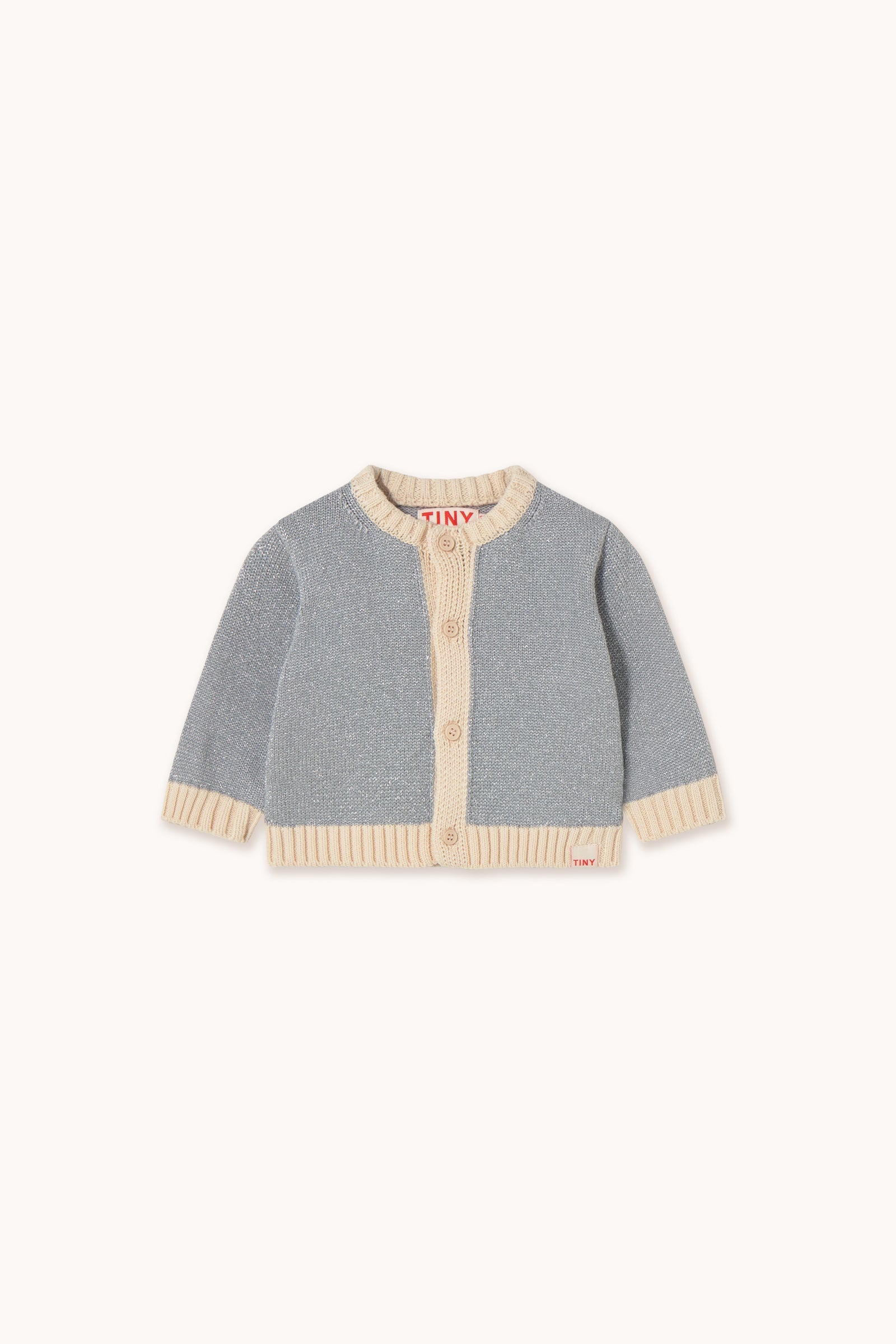 METALLIC BABY CARDIGAN