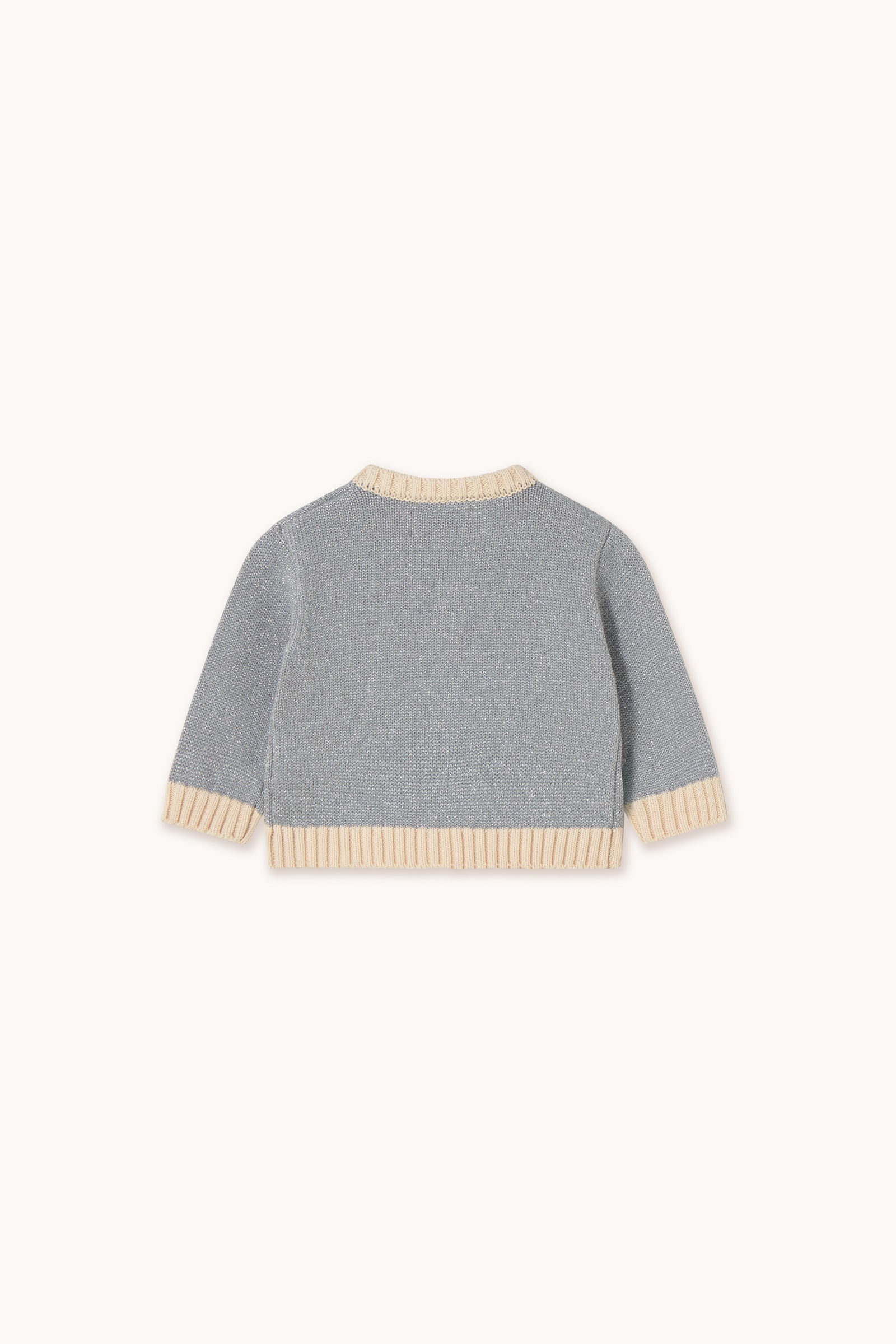 METALLIC BABY CARDIGAN