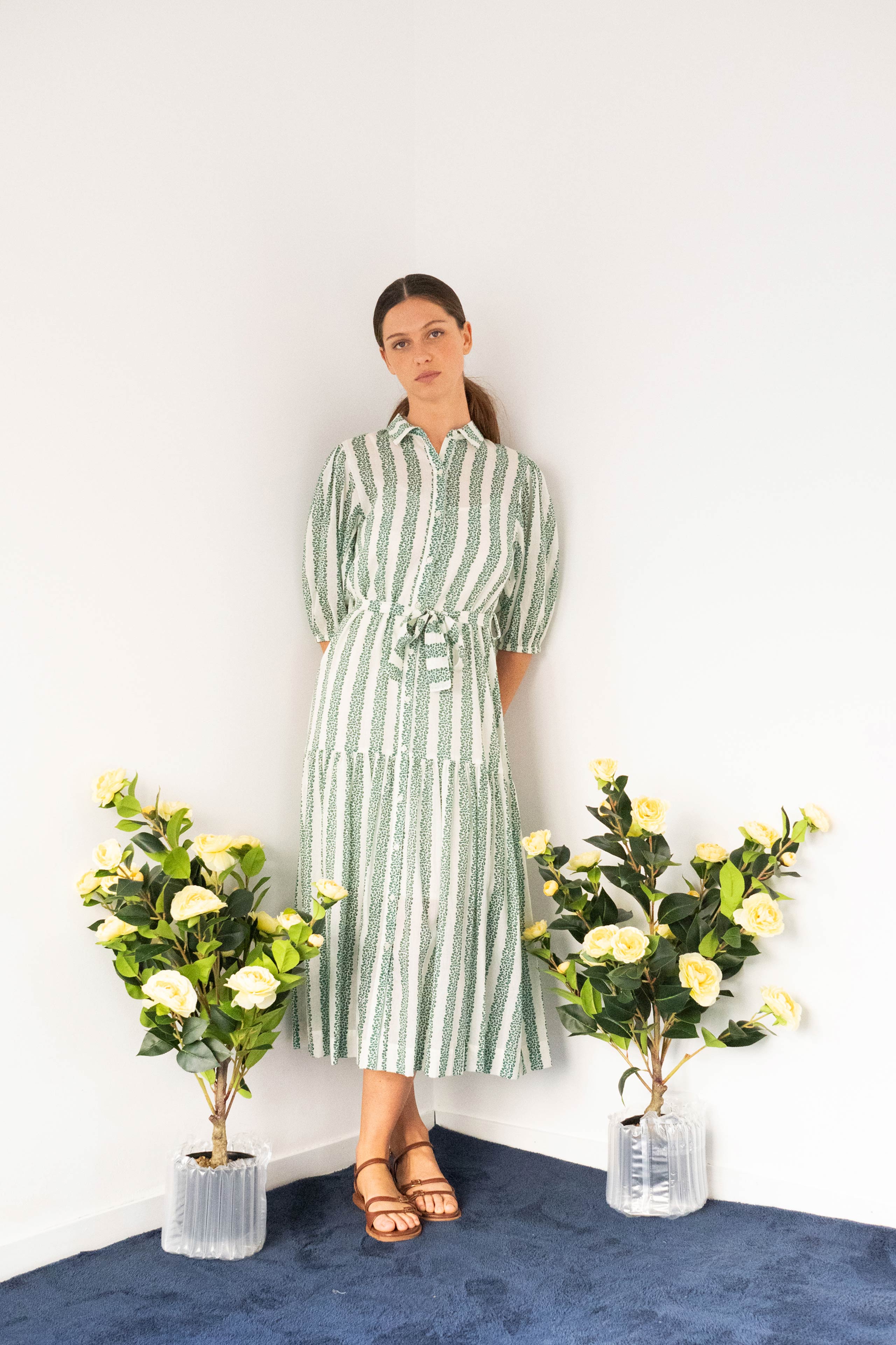 FLOWERS VESTIDO LARGO