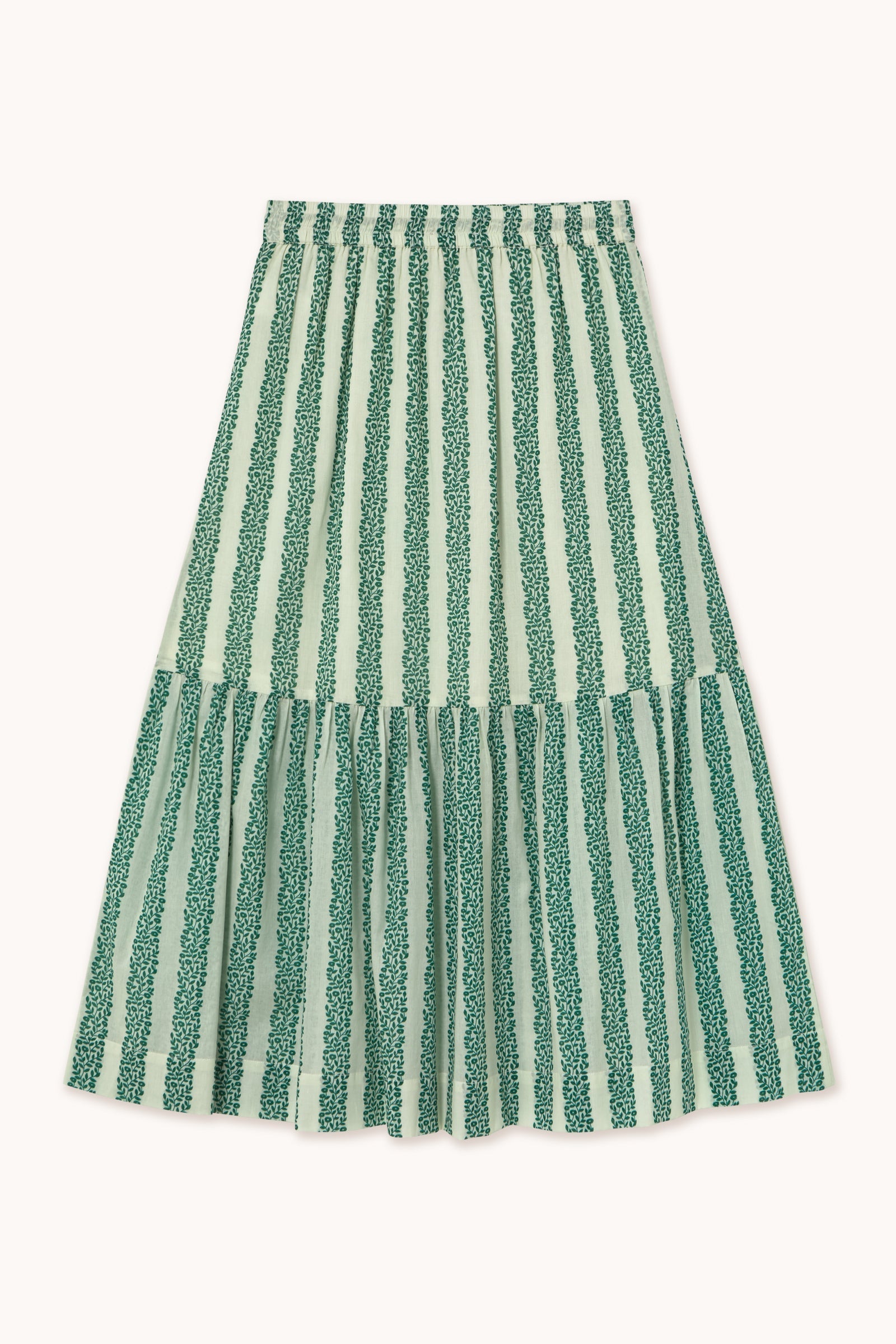 FLOWERS FRILL SKIRT