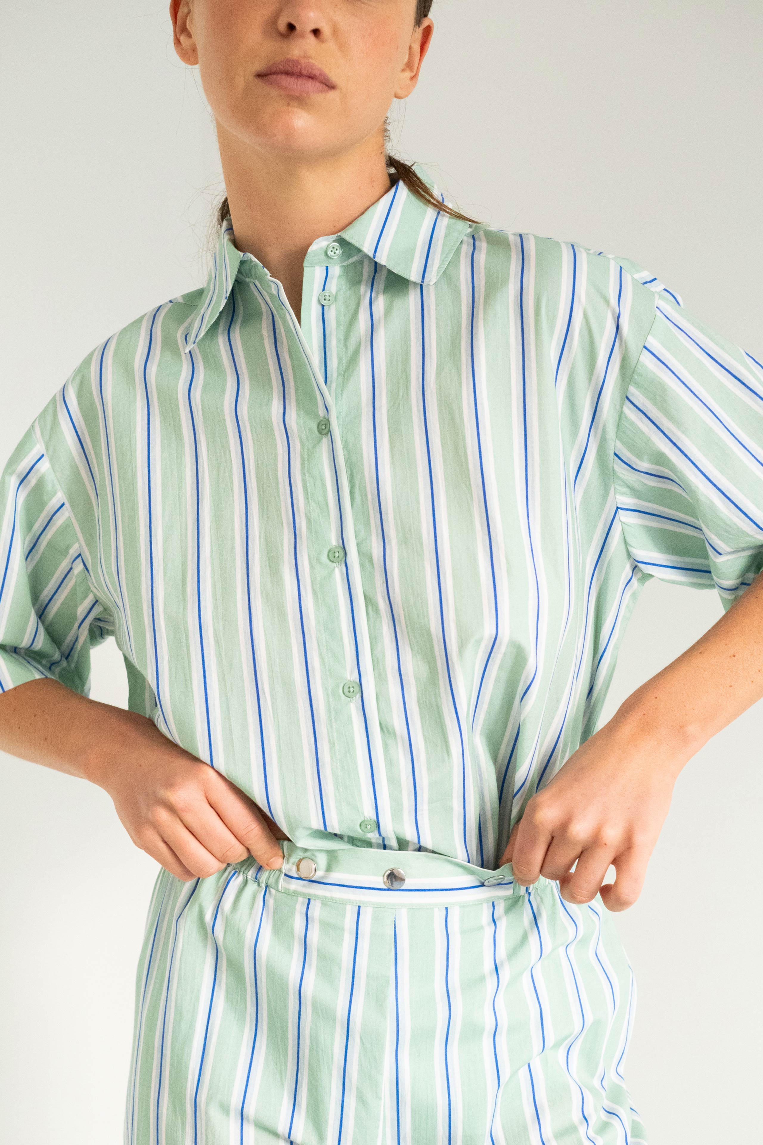 STRIPES SHORT スリーブシャツ