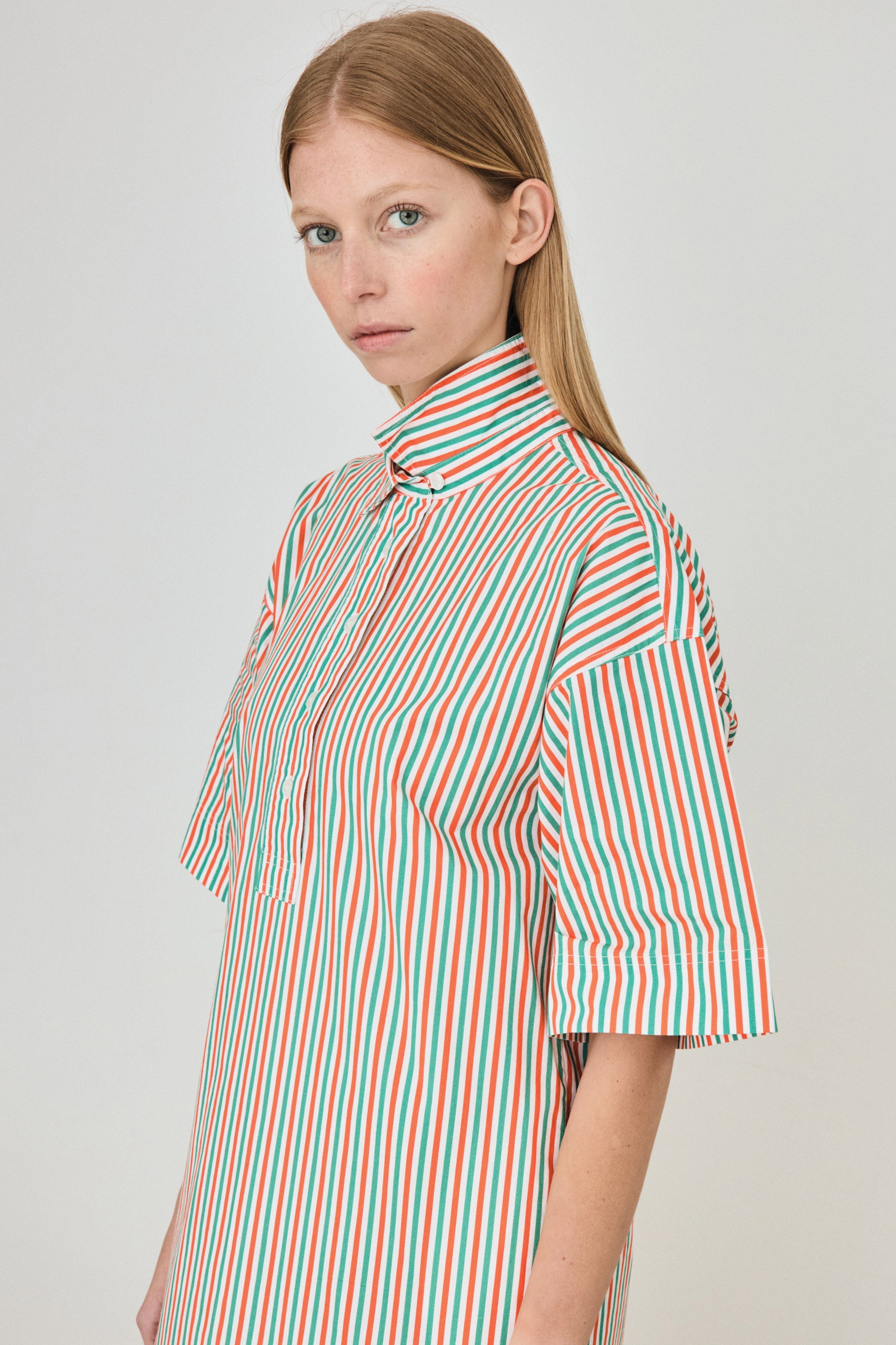 VESTIDO CAMISA RAYAS