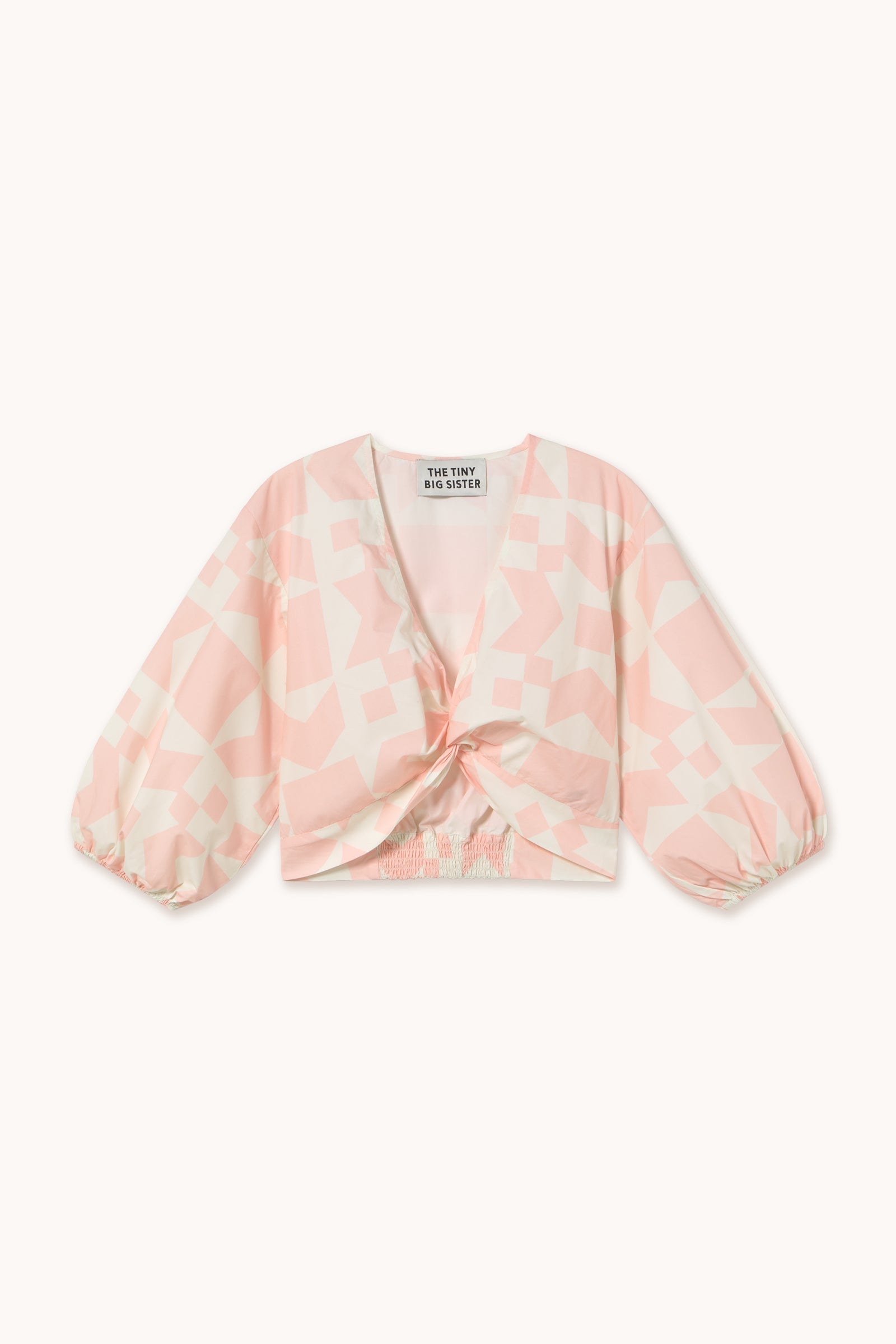 BLUSE V-AUSSCHNITT GEOMETRIC