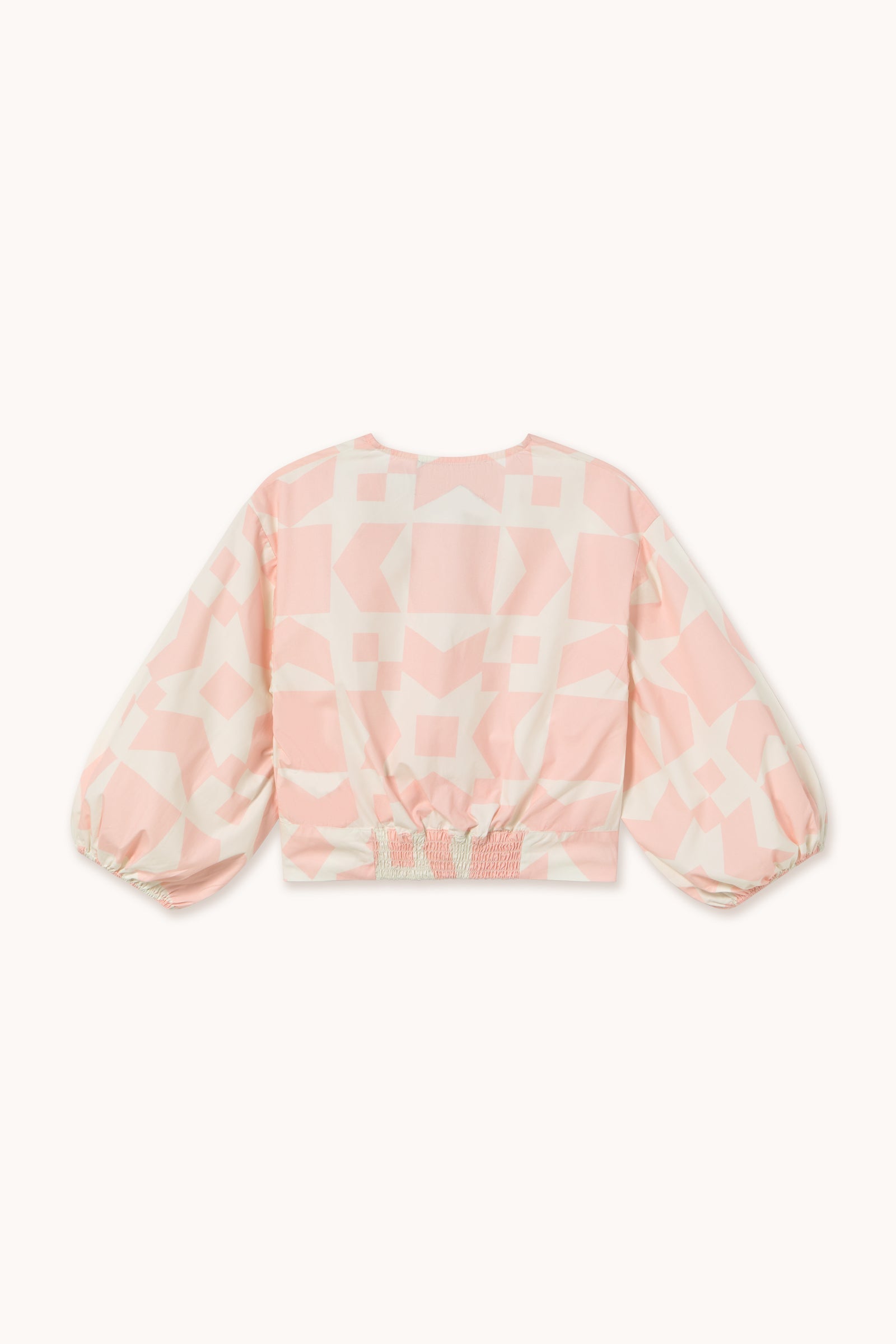 BLUSE V-AUSSCHNITT GEOMETRIC
