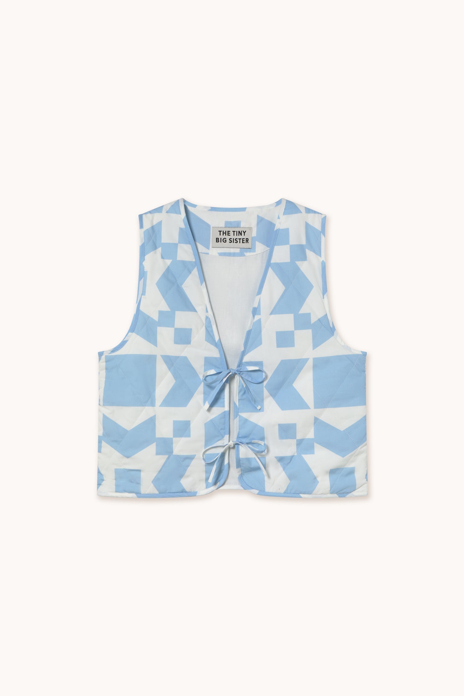 GEOMETRIC QUILTED VEST
