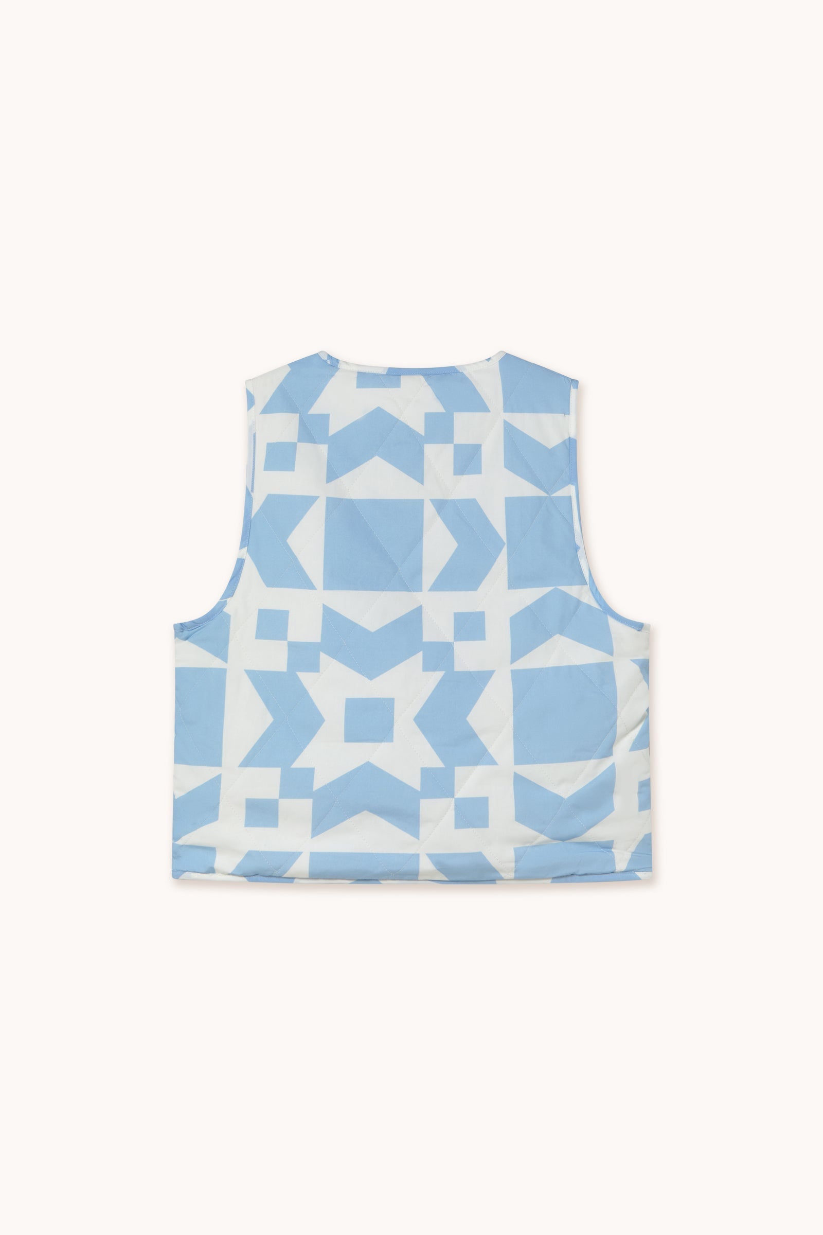 GEOMETRIC QUILTED VEST