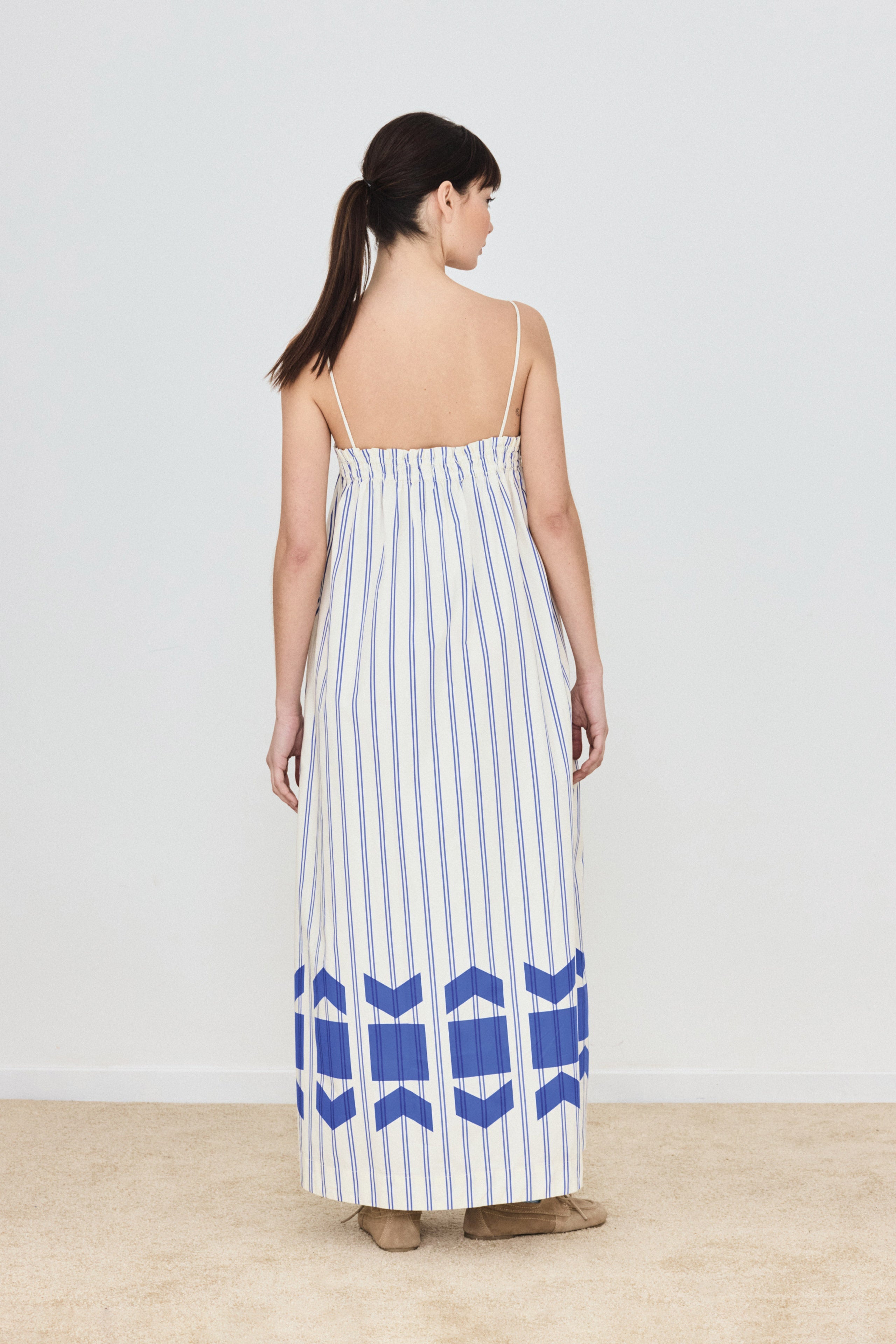 STRIPED MAXI DRESS