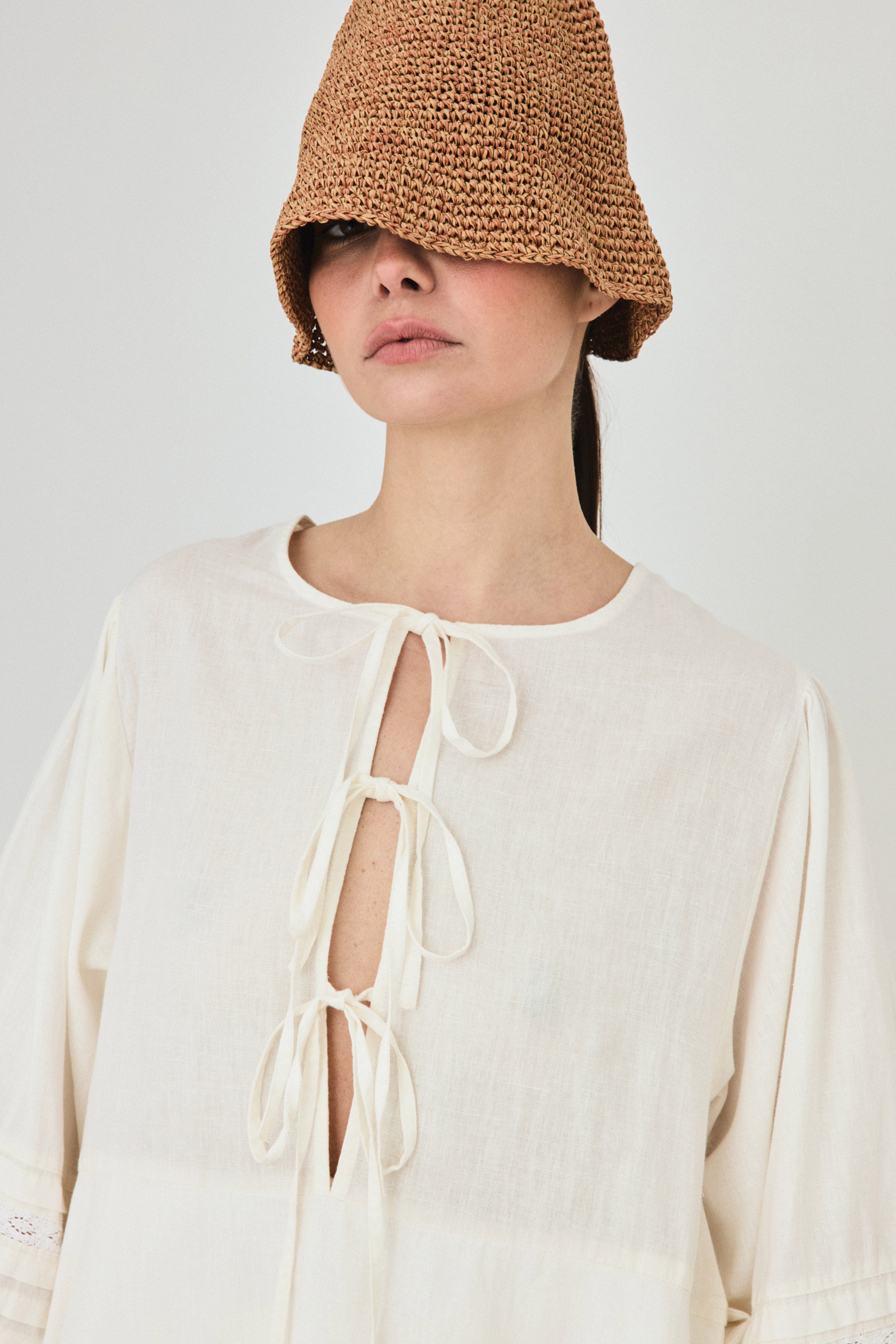 PUFF SLEEVES DRESS
