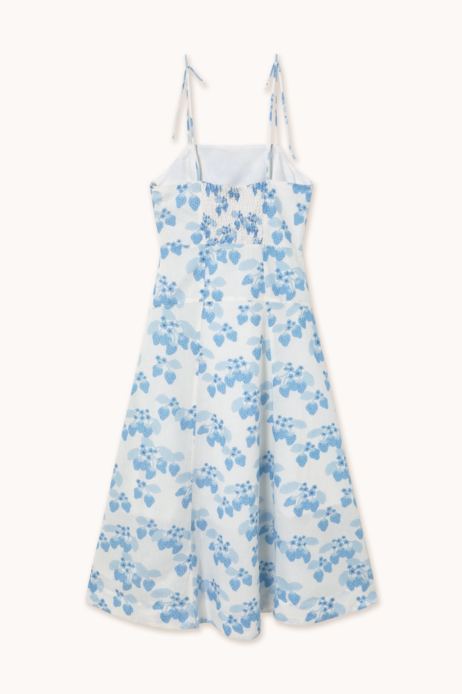 STRAWBERRIES LINEN DRESS