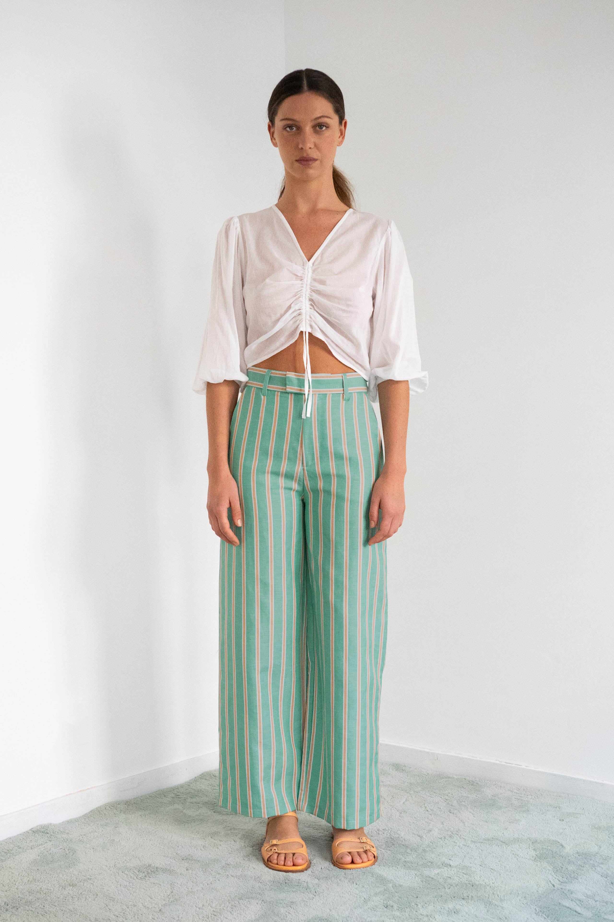 STRIPED TROUSERS